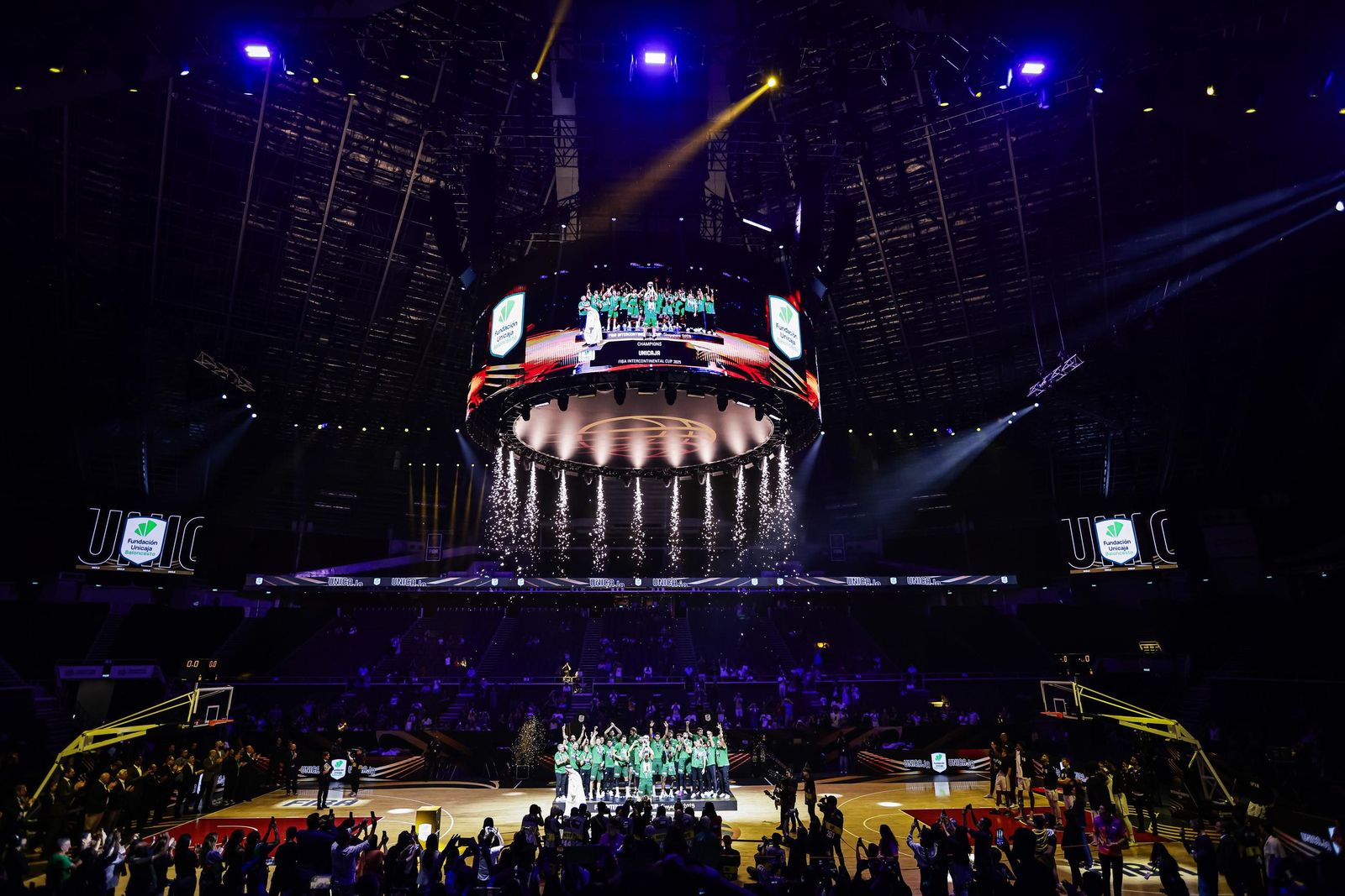 Unicaja-NBA G League United, final de la Copa Intercontinental, en fotos