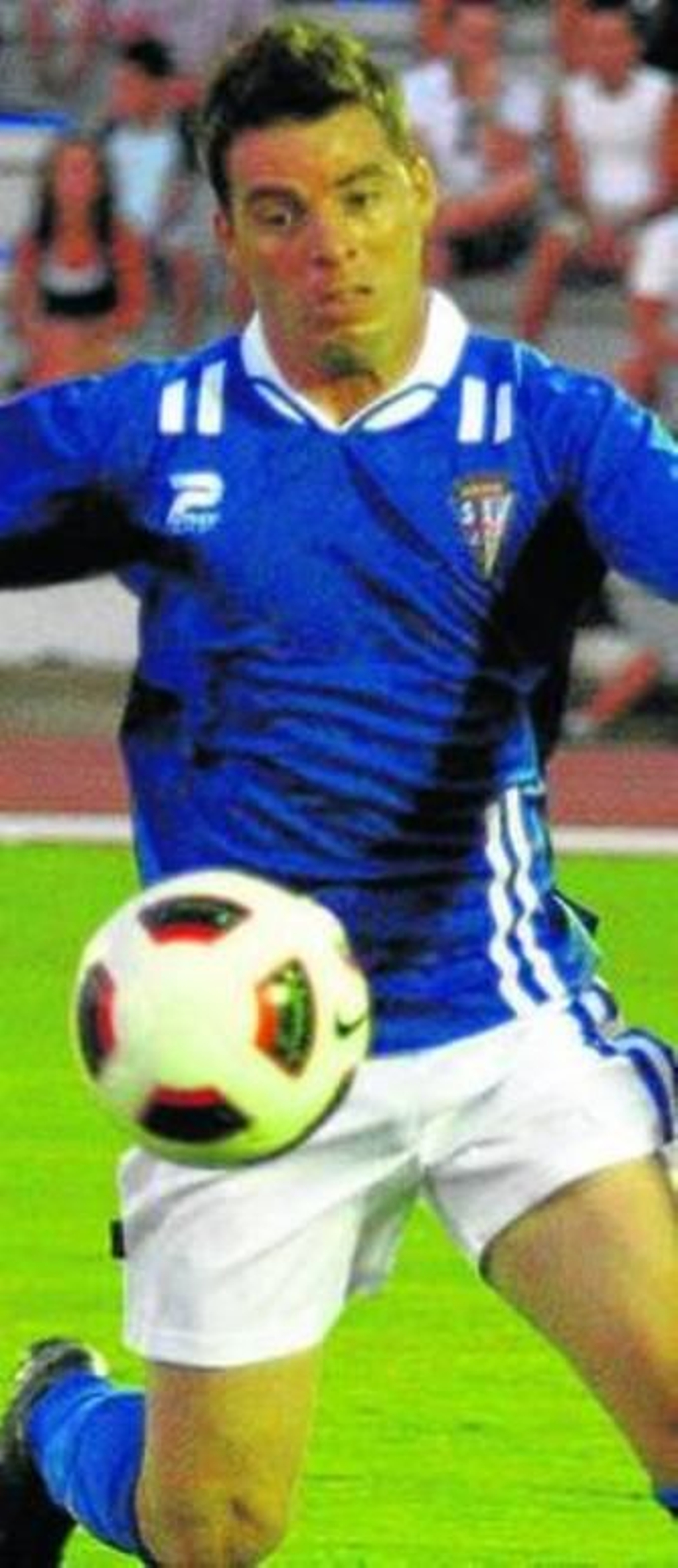 Juanmi, ariete del San Fernando.