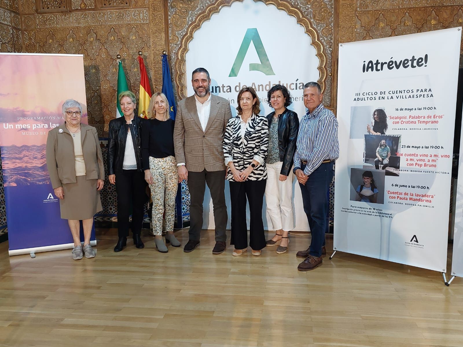 Juan José Alonso durante la presentación de las actividades en la Villaespesa y en el Museo.