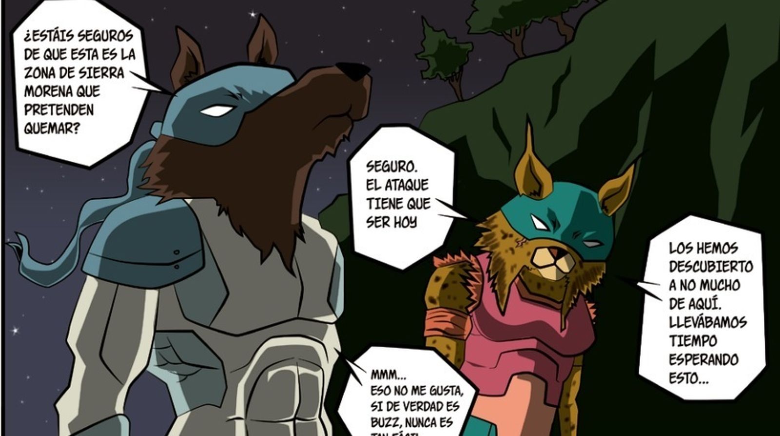 Una imagen de 'Aullidos en Sierra Morena'.