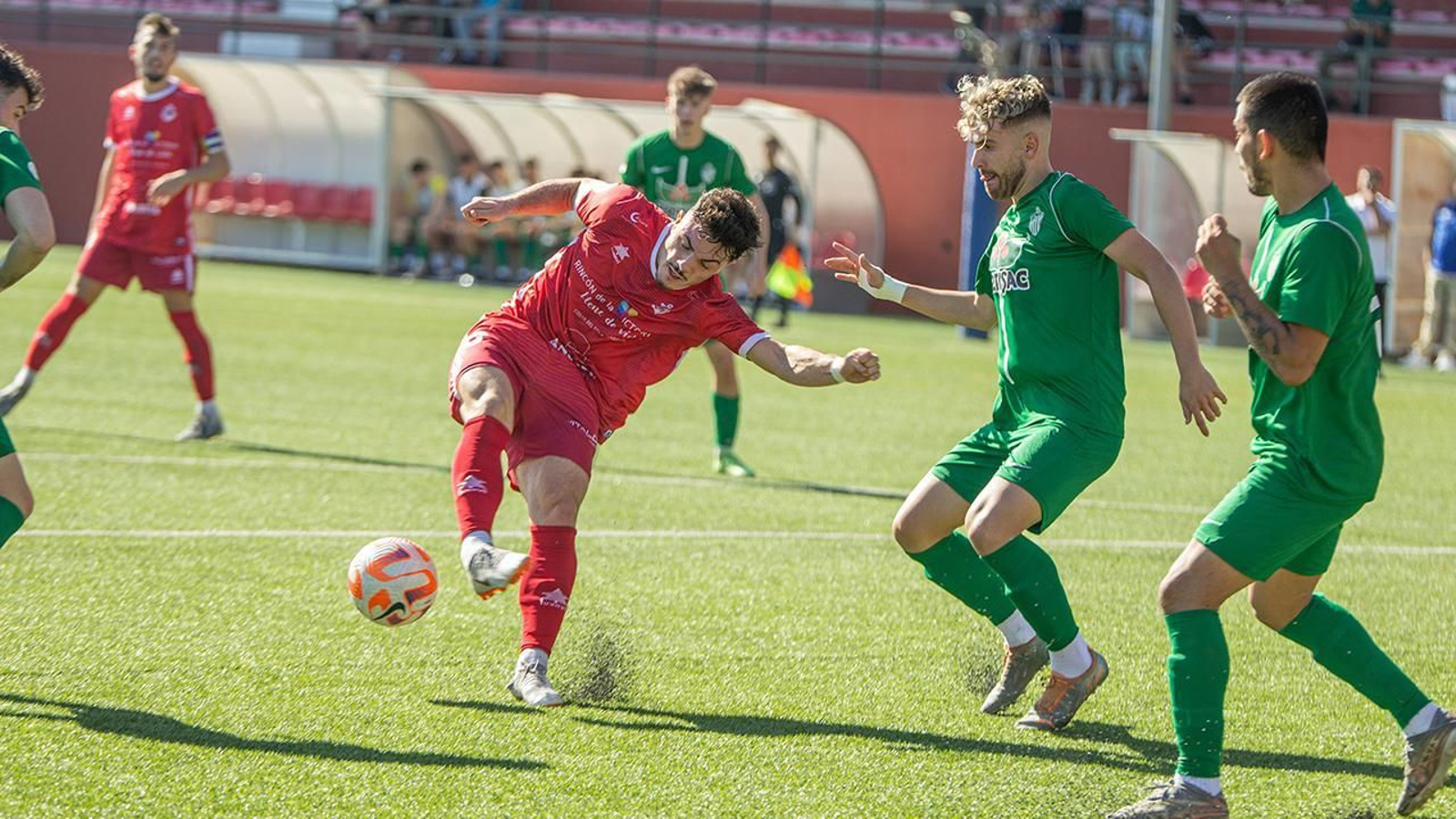 El Rincón, en un partido.