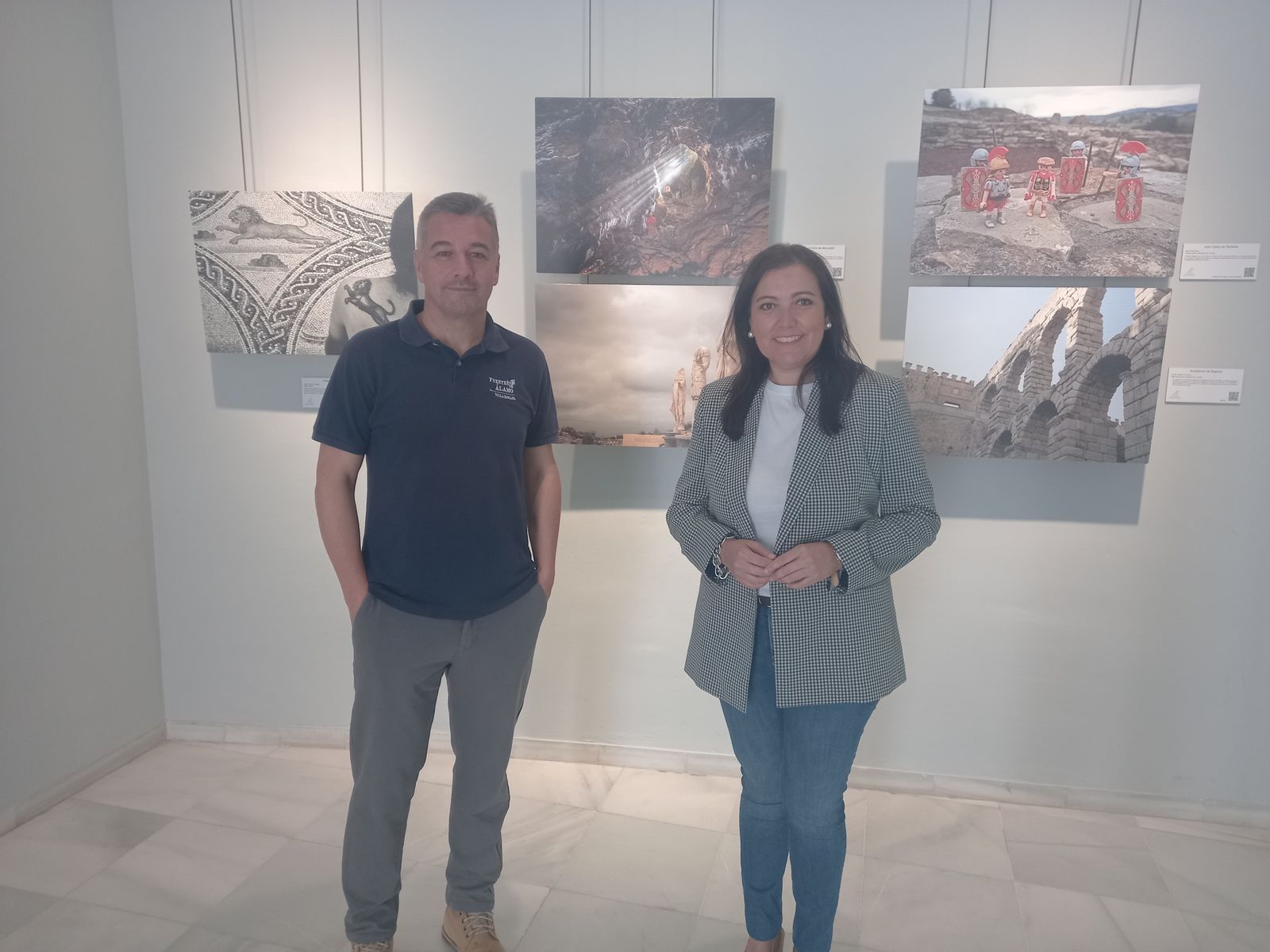 Ana Carrillo en la presentación de la exposición.