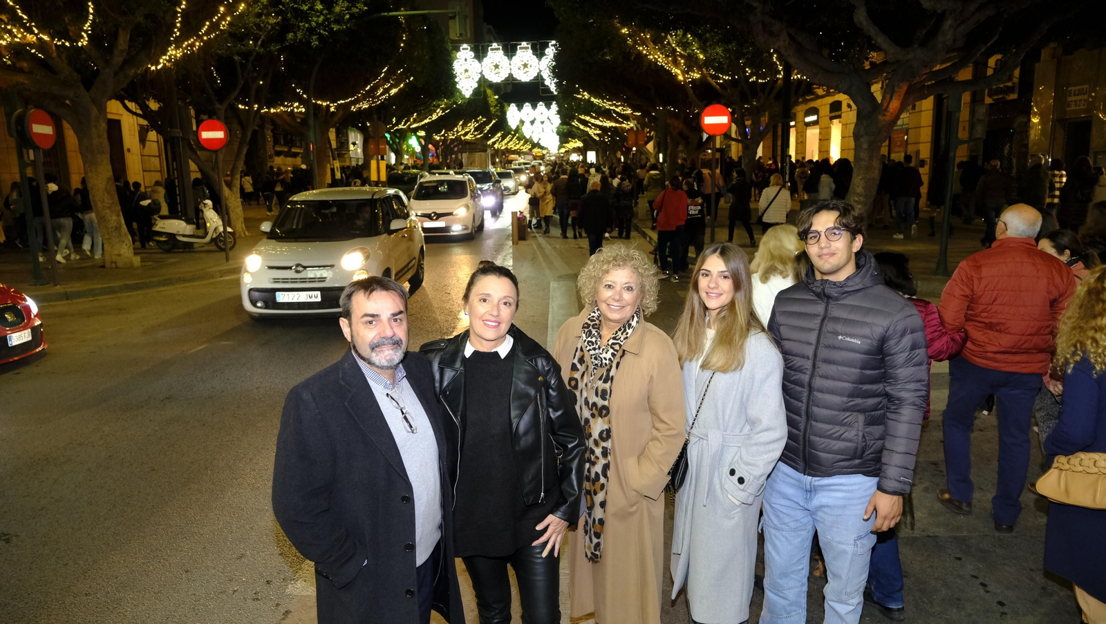 Imágenes del inicio de la Navidad en Almería