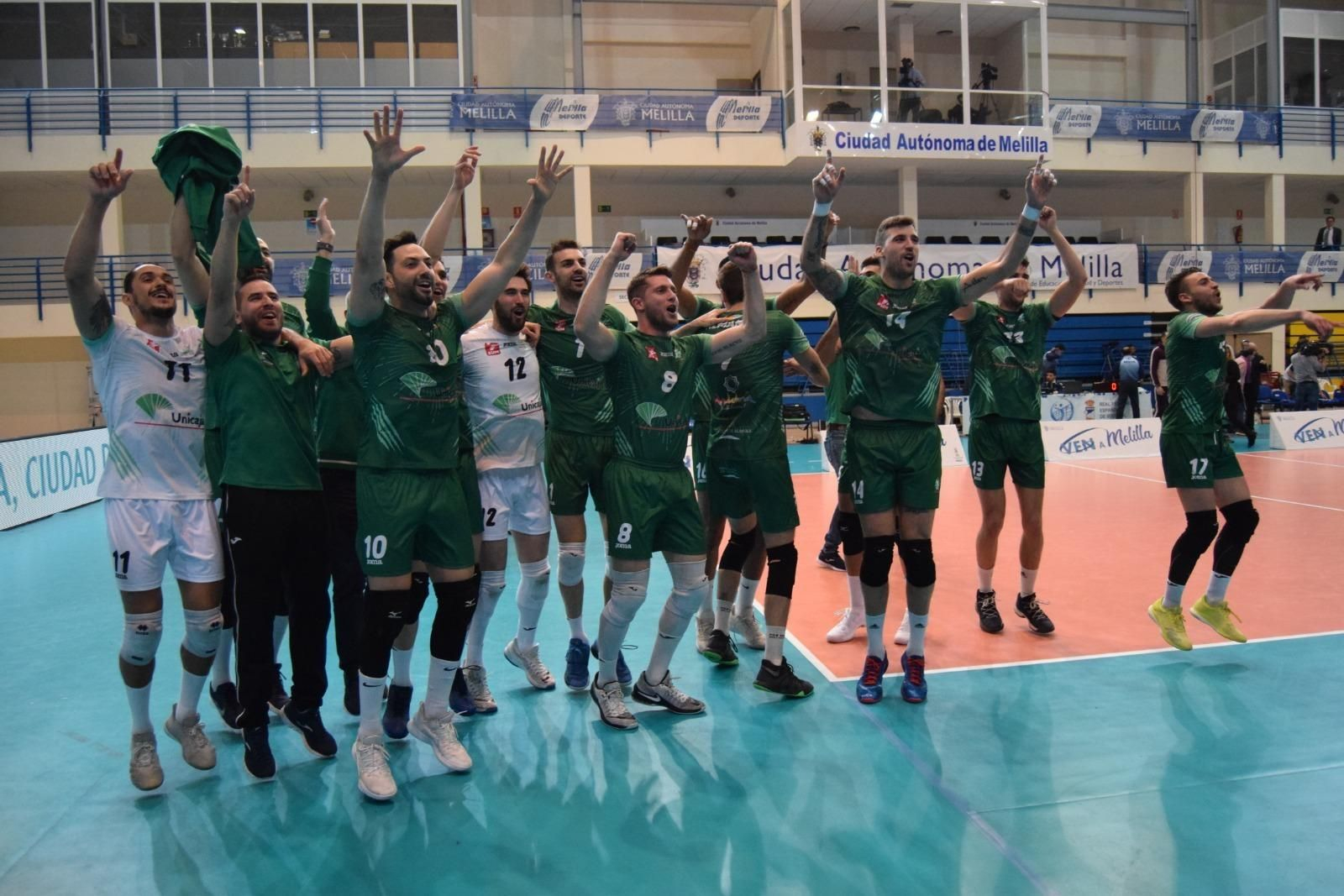 Unicaja Almería festeja su undécima Copa del Rey en Melilla tras derrotar al Teruel