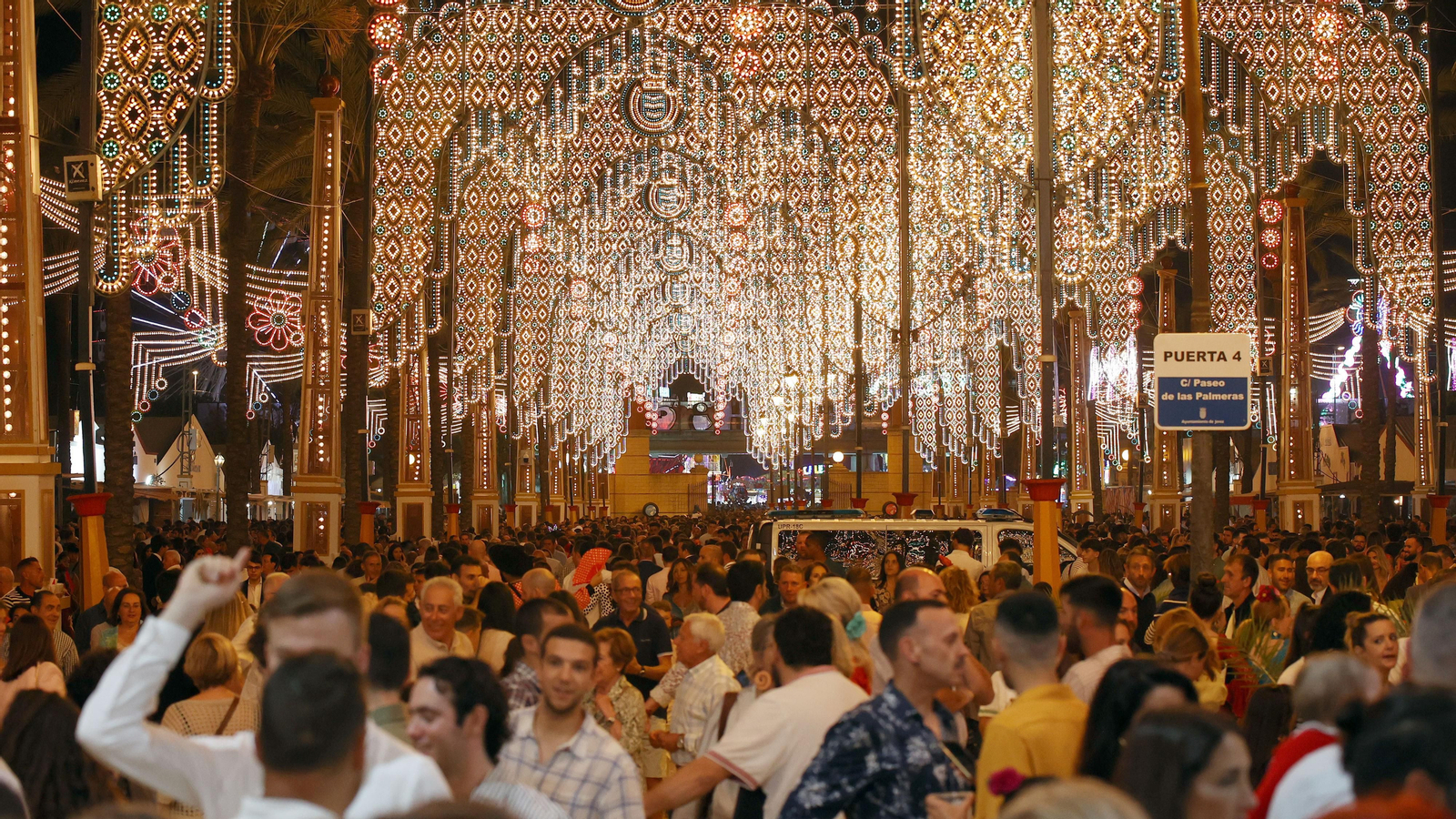 Sábado de Feria y alumbrado en Jerez