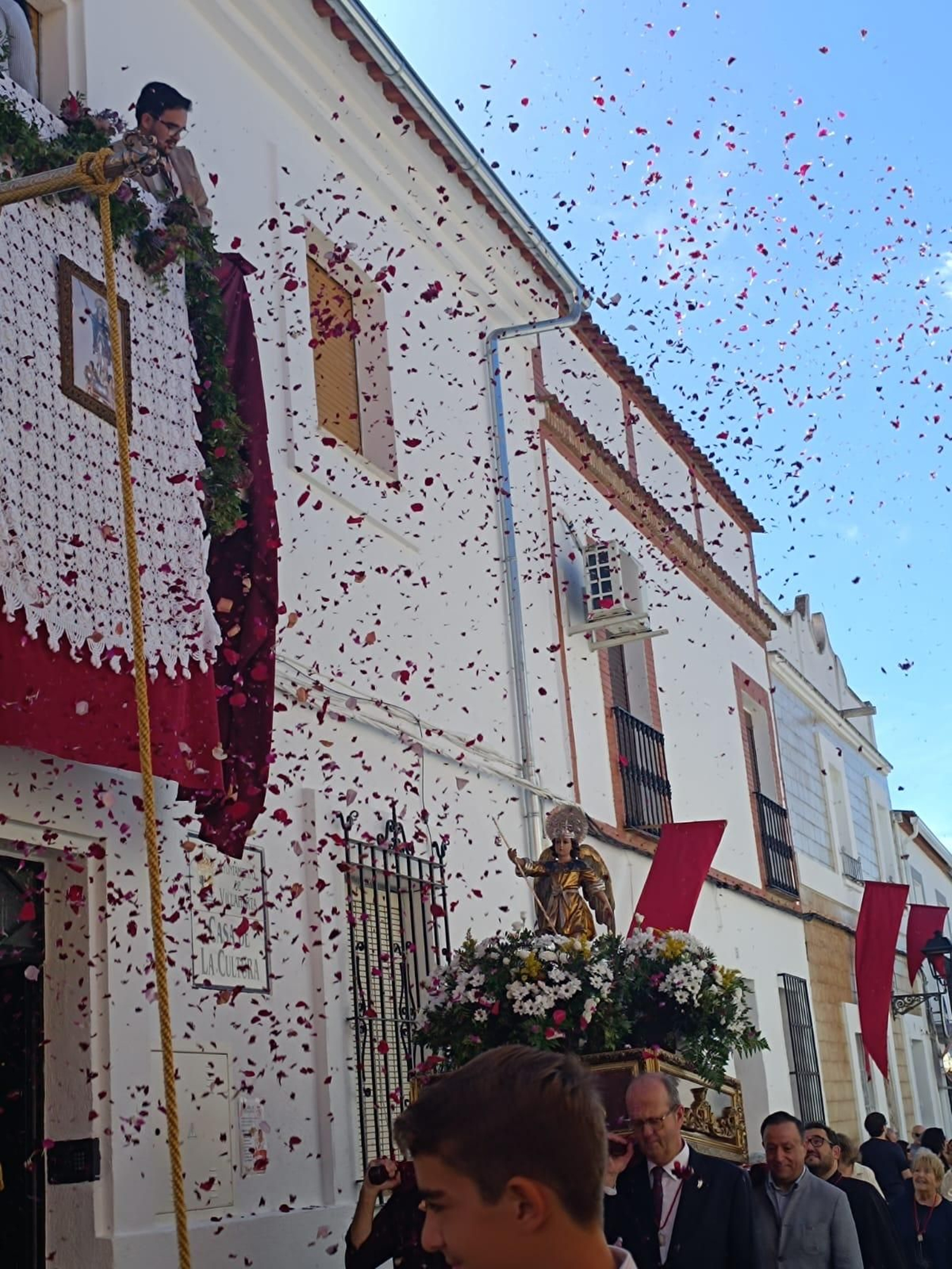 San Rafael recorre las calles de Villaharta