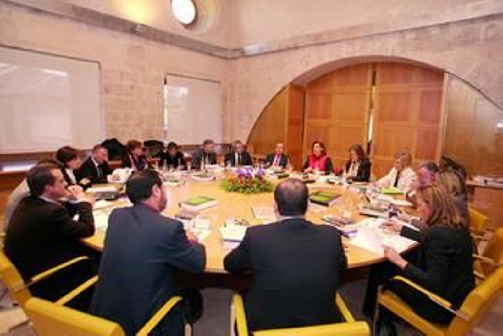 La consejera de Cultura presidió ayer el pleno del Patronato.