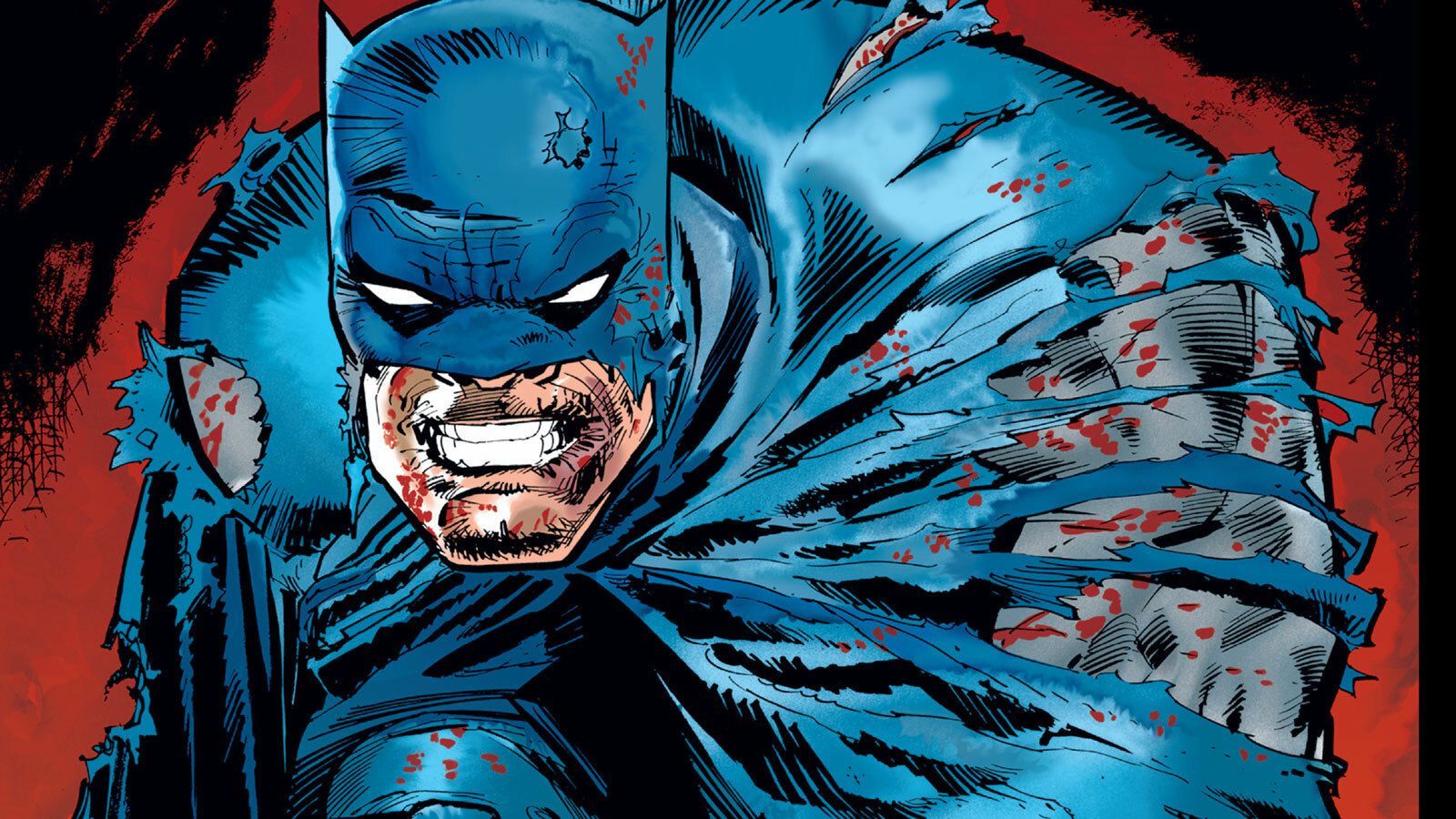 Batman como el ángel vengador de Frank Miller en 'El regreso del caballero oscuro'.