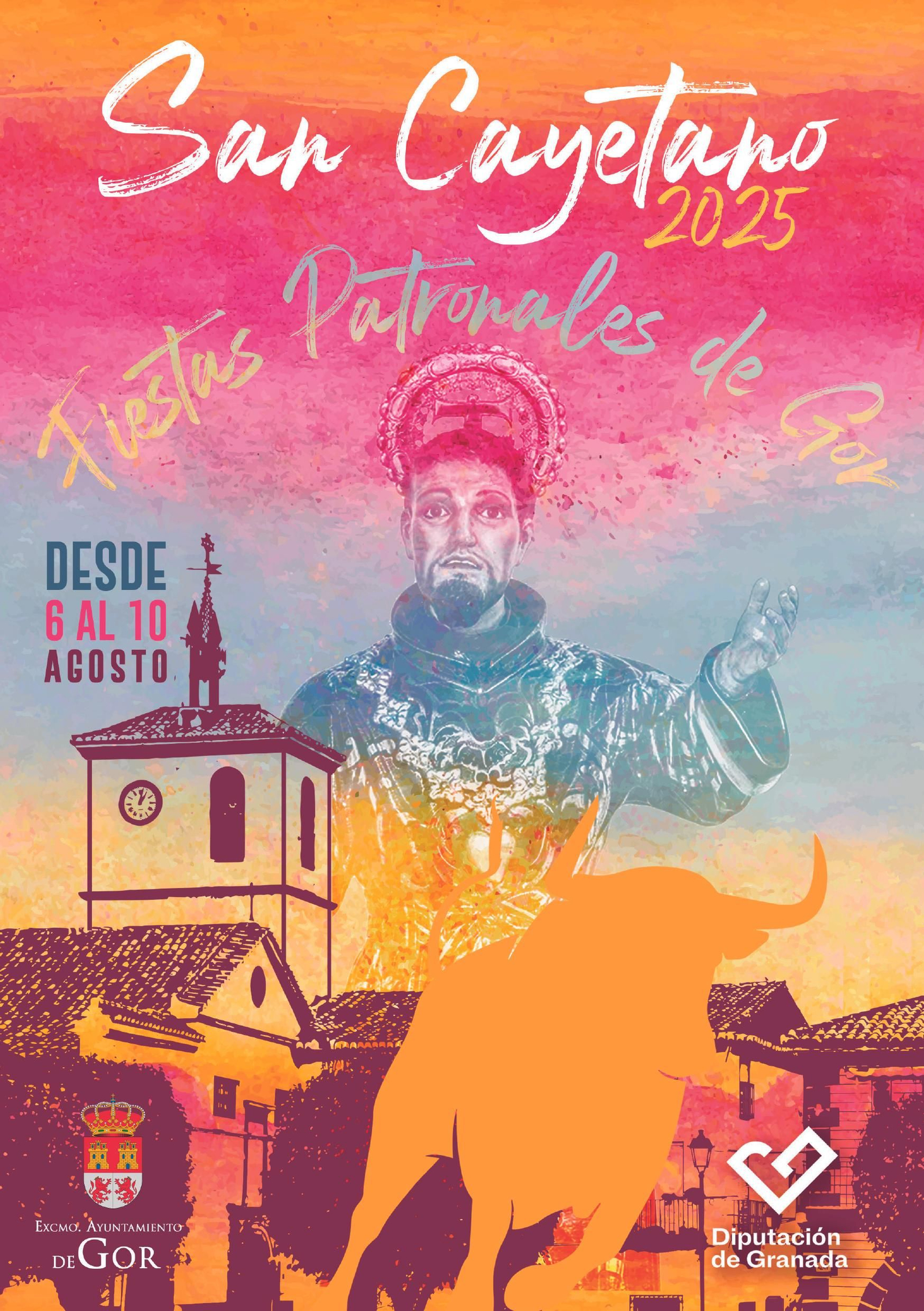 Cartel oficial de las Fiestas de Gor 2025.