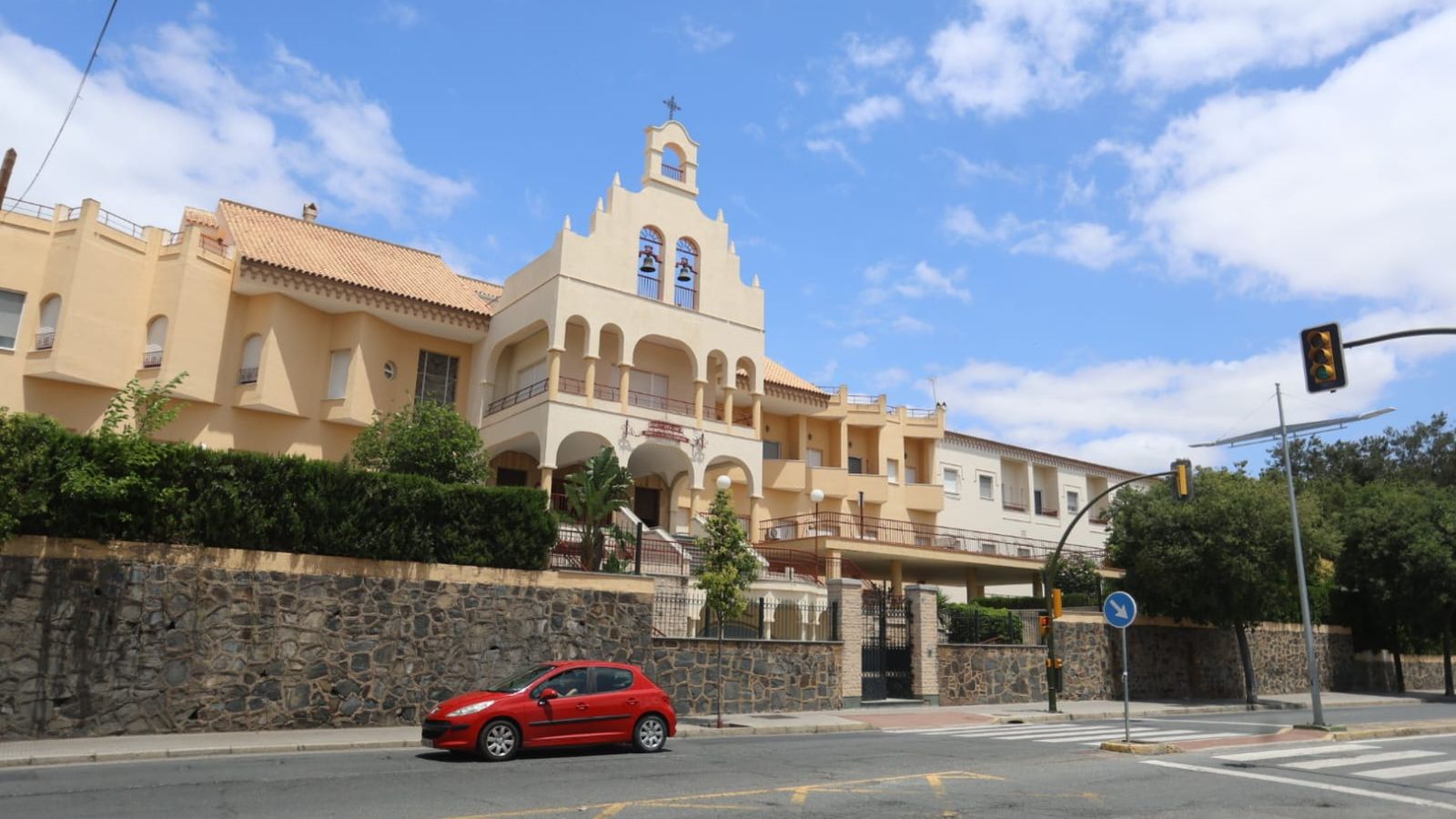 Vista de la residencia Santa Teresa de Jornet este mismo miércoles.