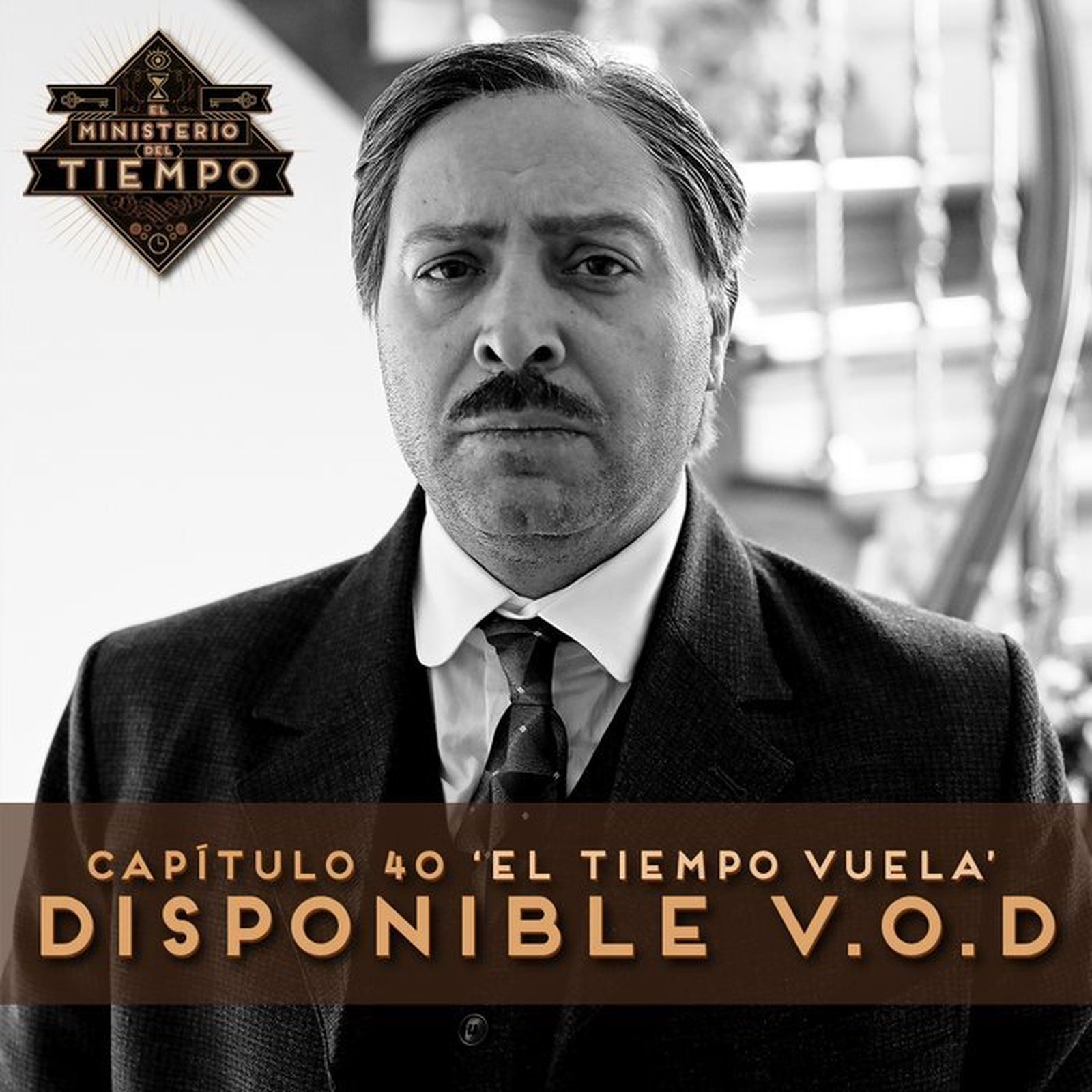 Emilio Herrera, encarnado en el actor Vicente Romero en el 'Ministerio del Tiempo