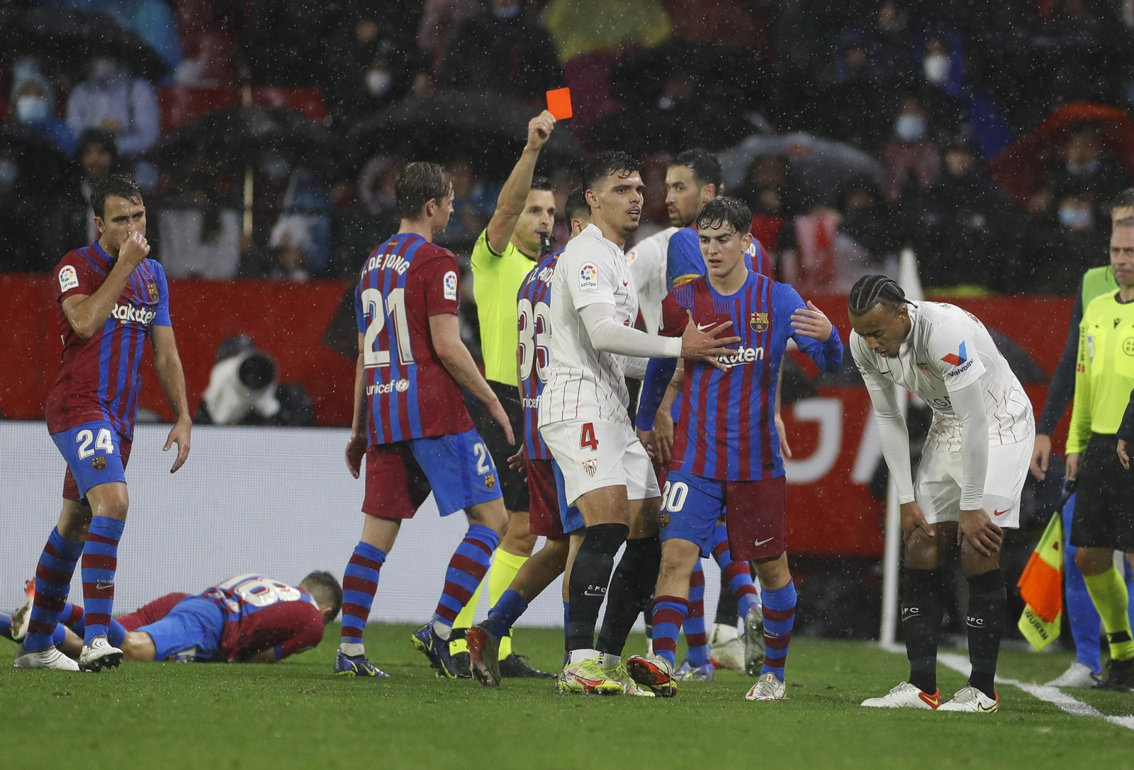 Las imágenes del Sevilla fc-Barcelona