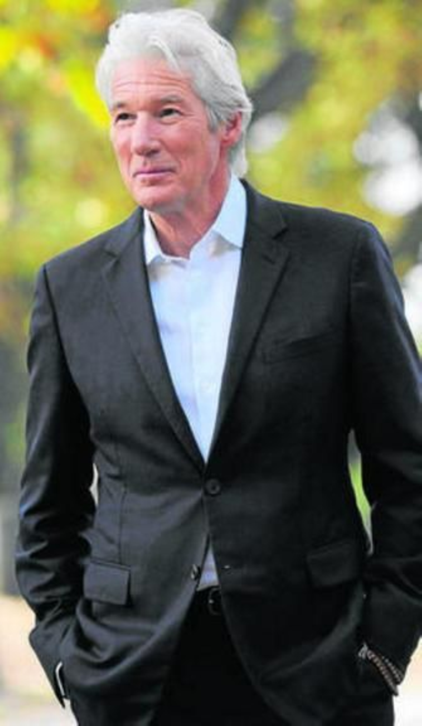 Richard Gere, ayer en Roma.