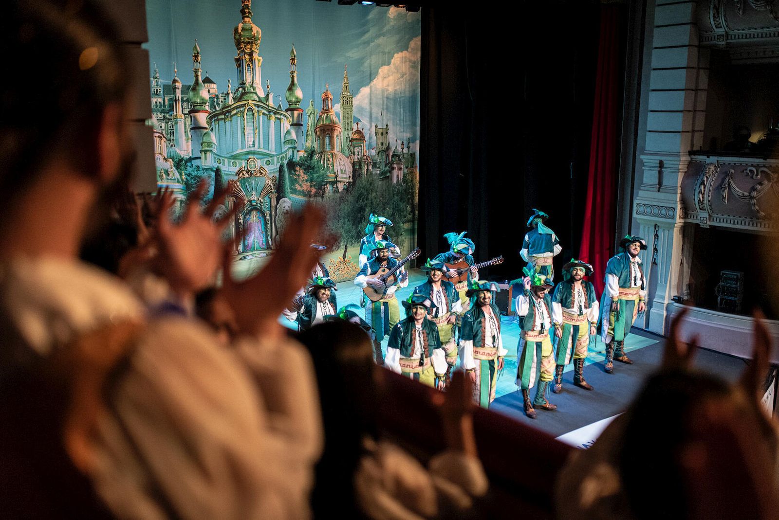 Una de las actuaciones de la segunda jornada de semifinal en el Gran Teatro.