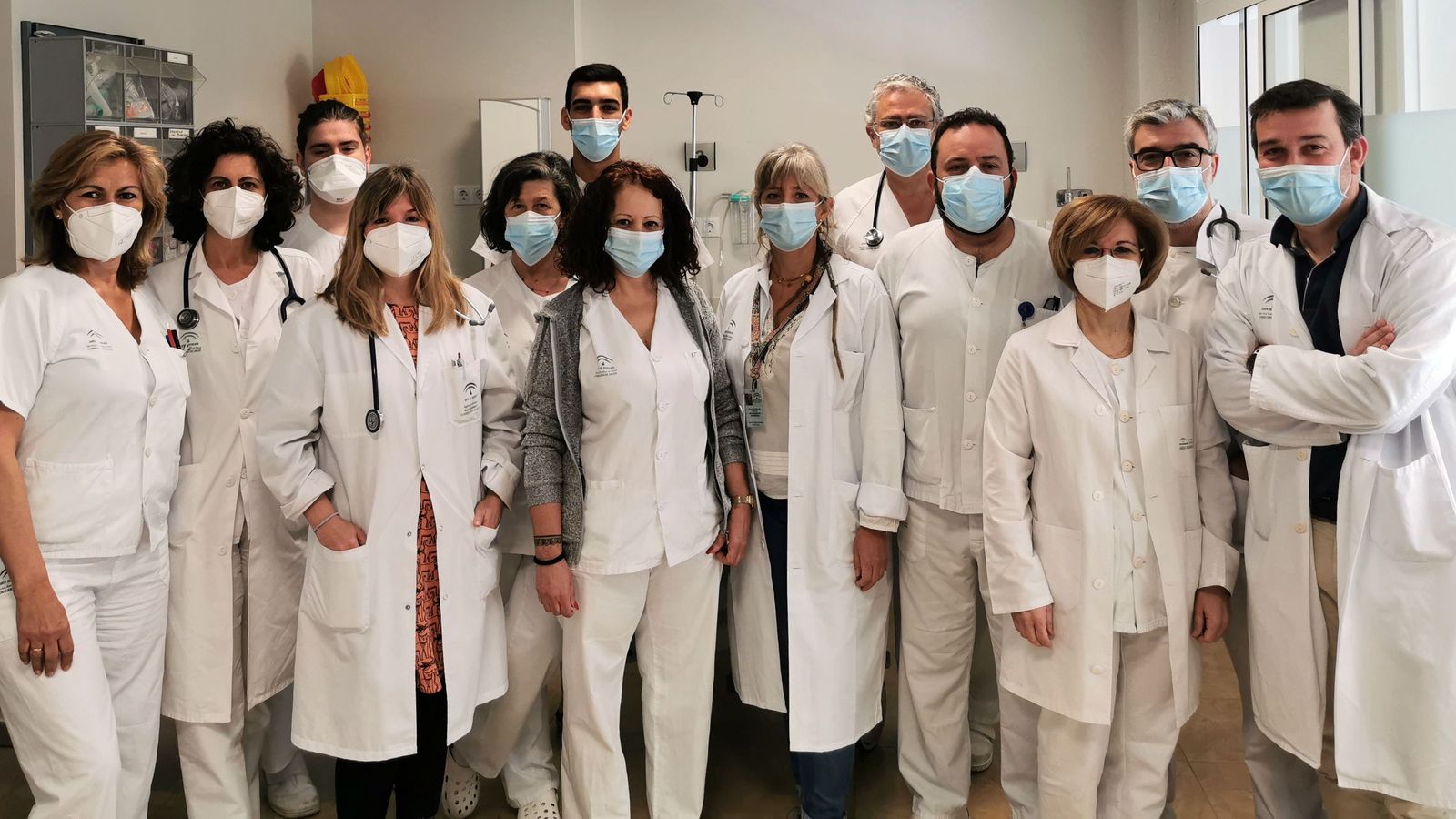 El equipo de profesionales Medicina Interna del Hospital El Tomillar.