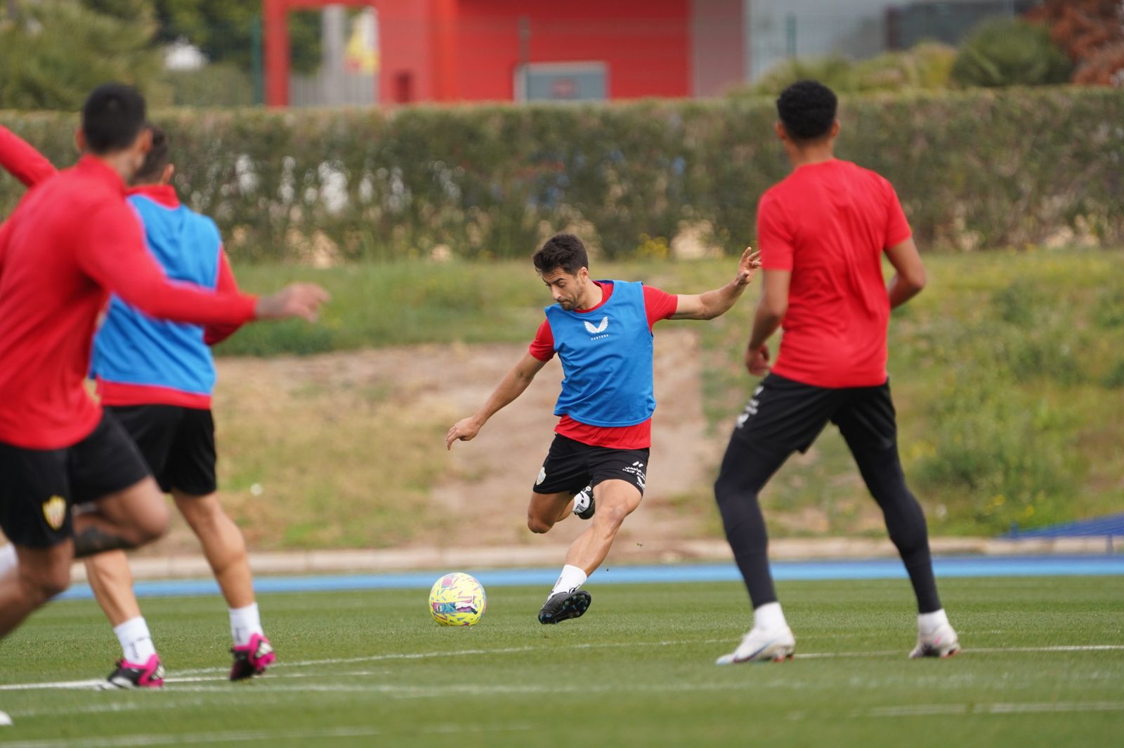 De la Hoz, en un entrenamiento