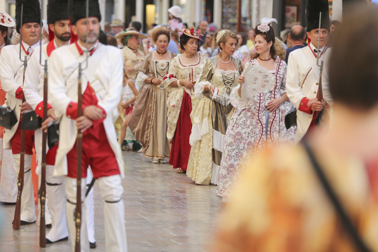 Las fotos del desfile en Málaga en recuerdo a Bernardo de Gálvez