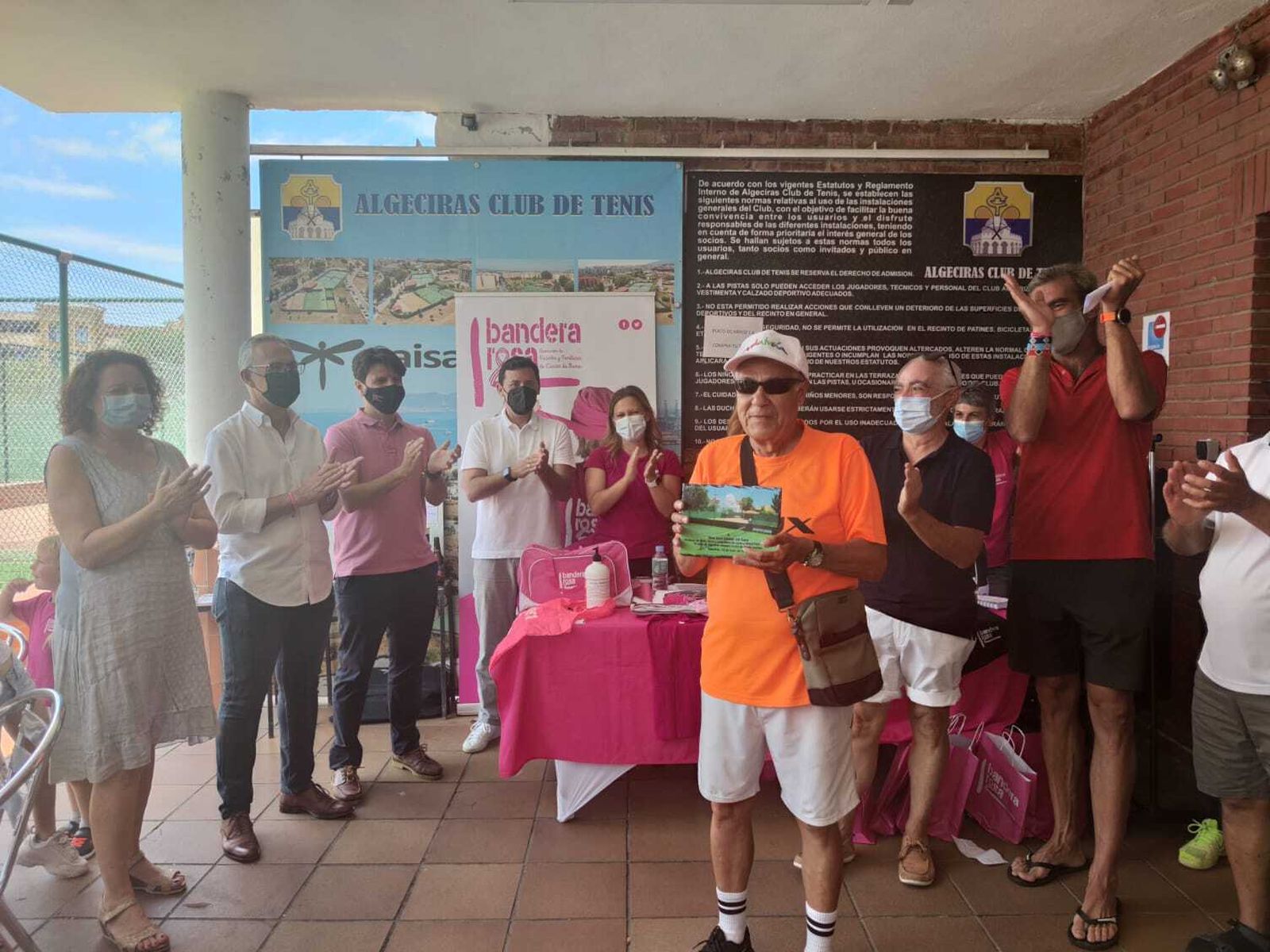 La entrega de premios.