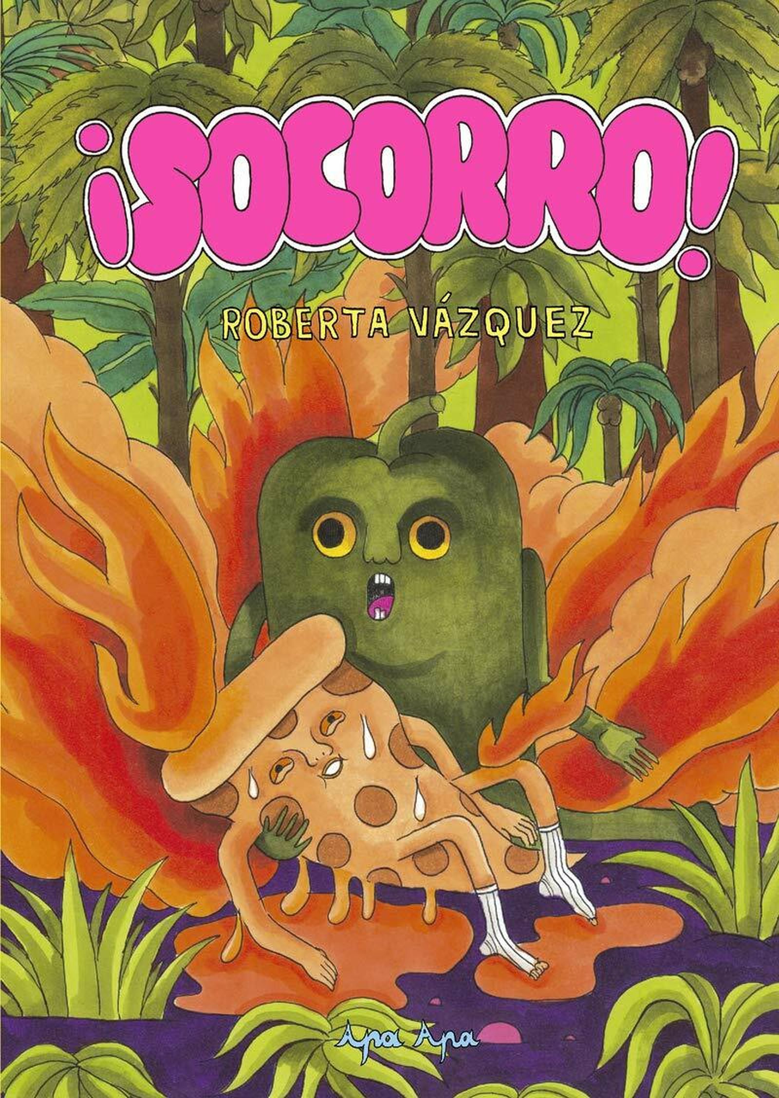 Portada de 'Socorro', debut de Roberta Vázquez en el cómic.