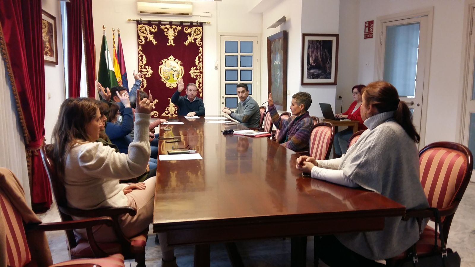 Pleno extraordinario del Ayuntamiento de Aracena.