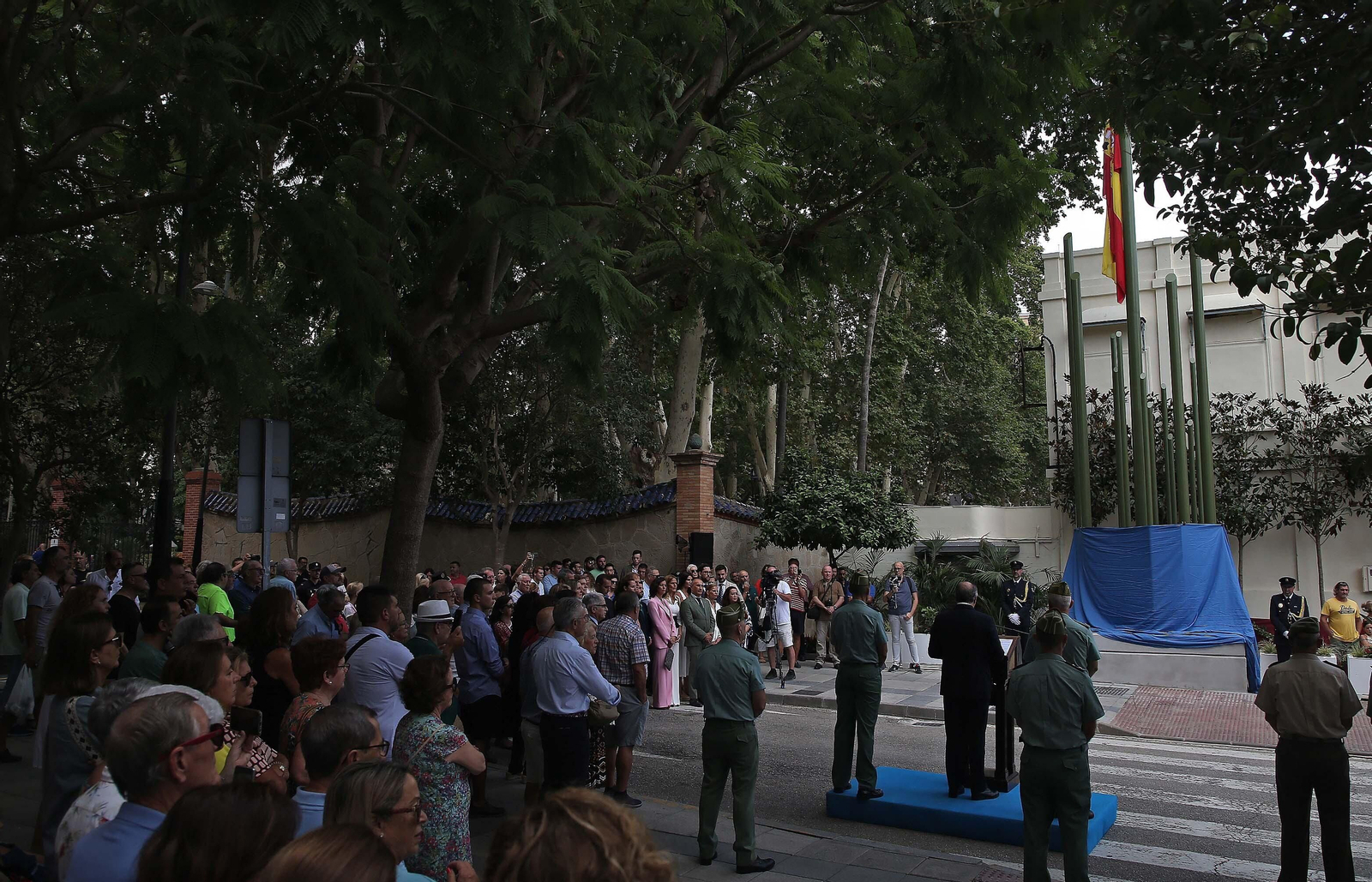 Fotos de la inauguración del monumento a la Legión en Algeciras