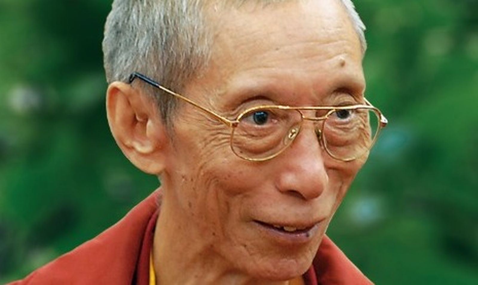 Imagen del fallecido maestro budista Geshe Kelsang Gyatso