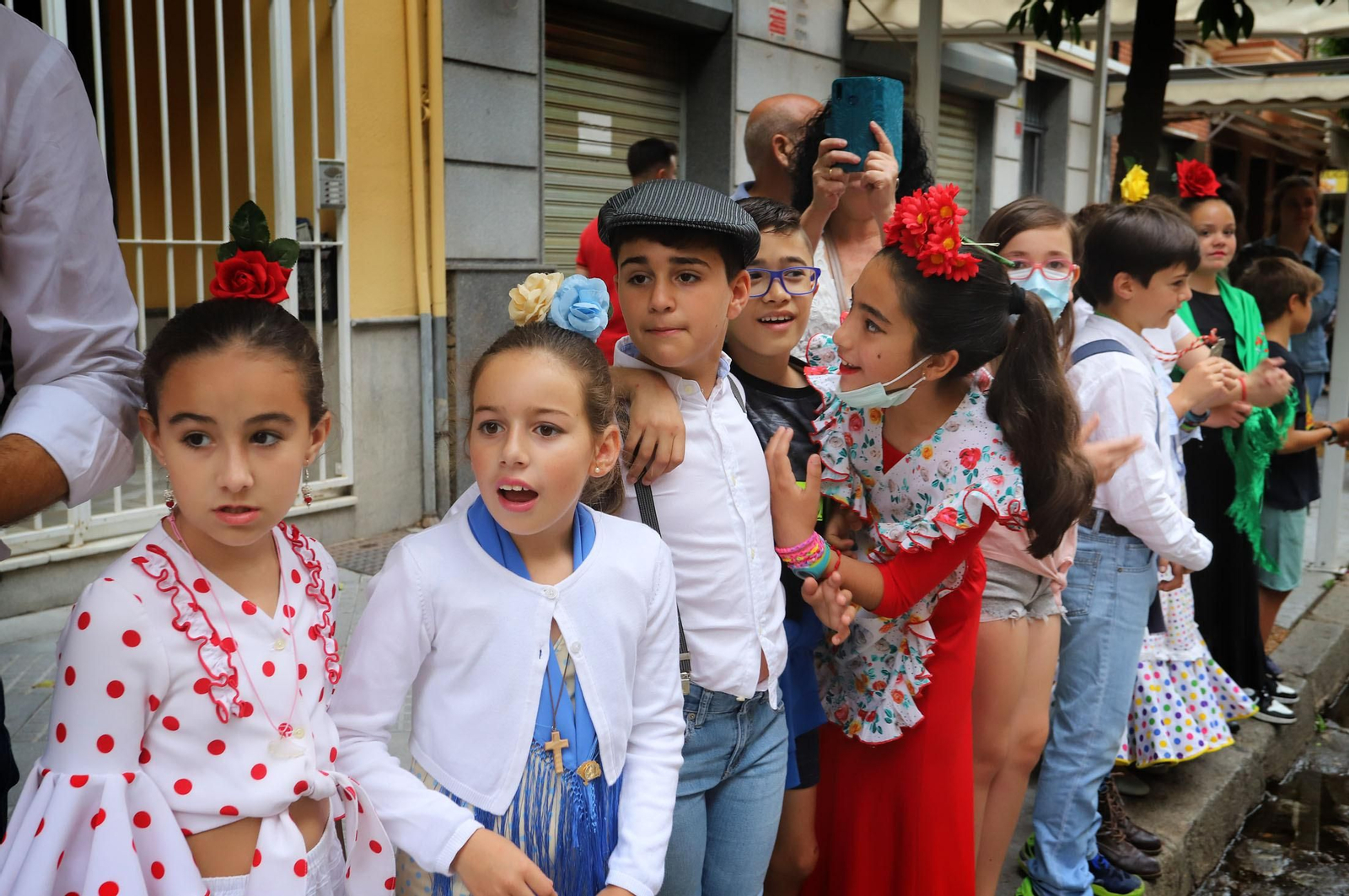 Imágenes de Emigrantes a su paso por el colegio Santo Ángel