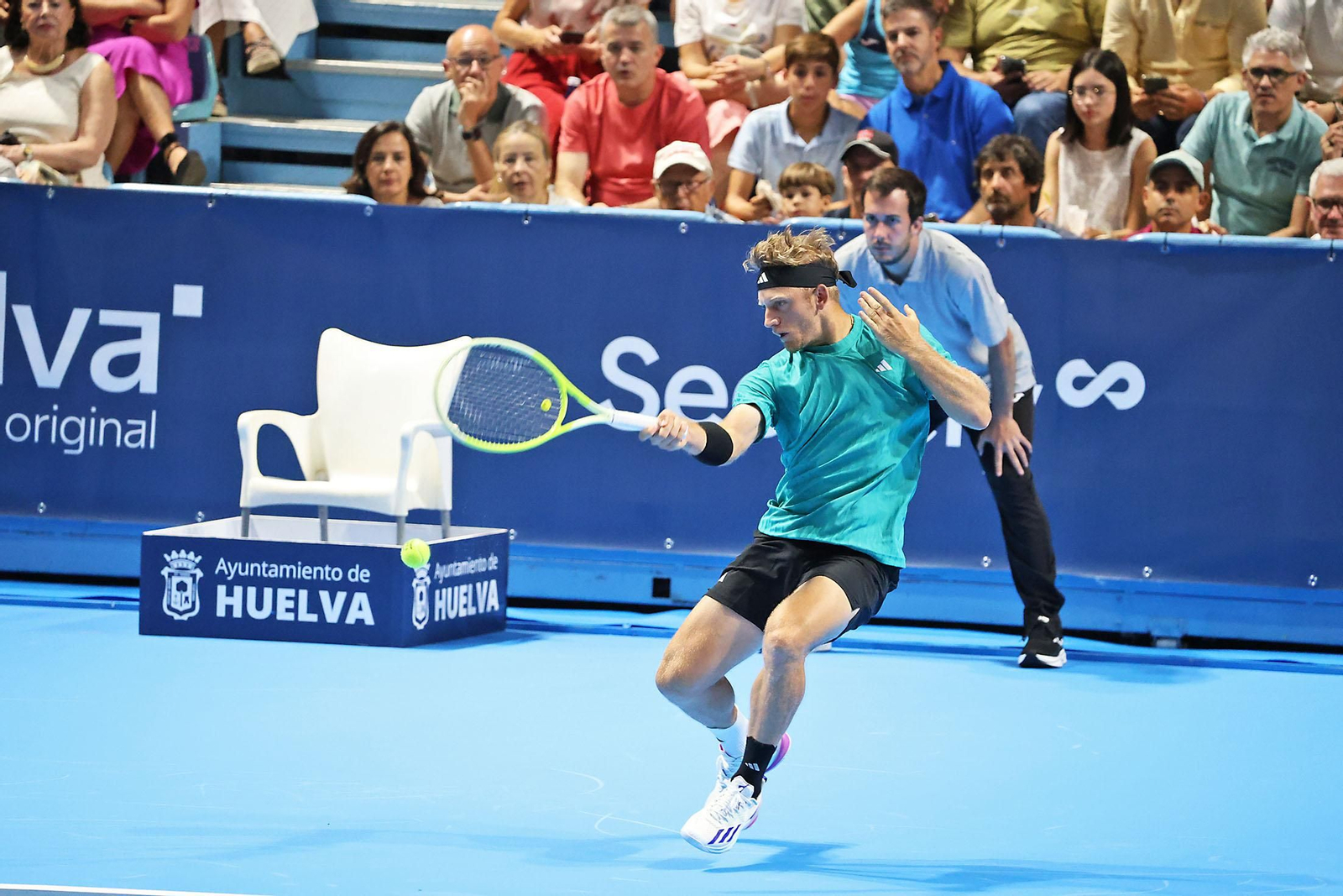 Imágenes de la final masculina de la Copa del Rey de tenis entre Daniil Medvedev y Alejandro Davidovich