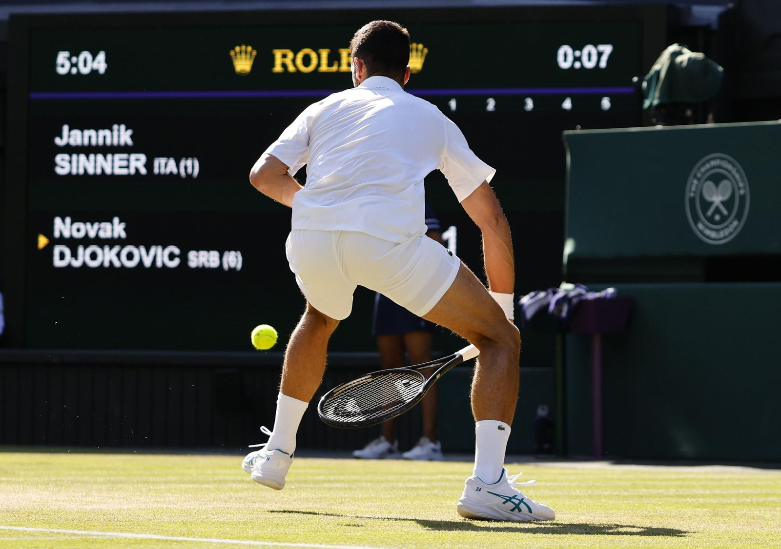 Las mejores imágenes del Sinner - Djokovic Las mejores imágenes del Sinner - Djokovic