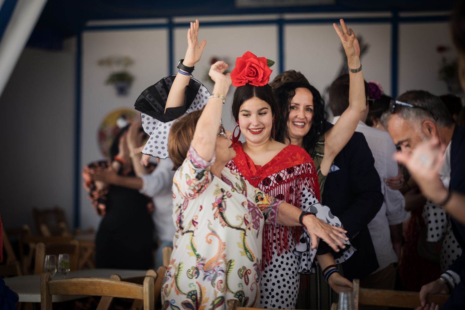 Calor y ambiente en el último día de la Feria de Jerez