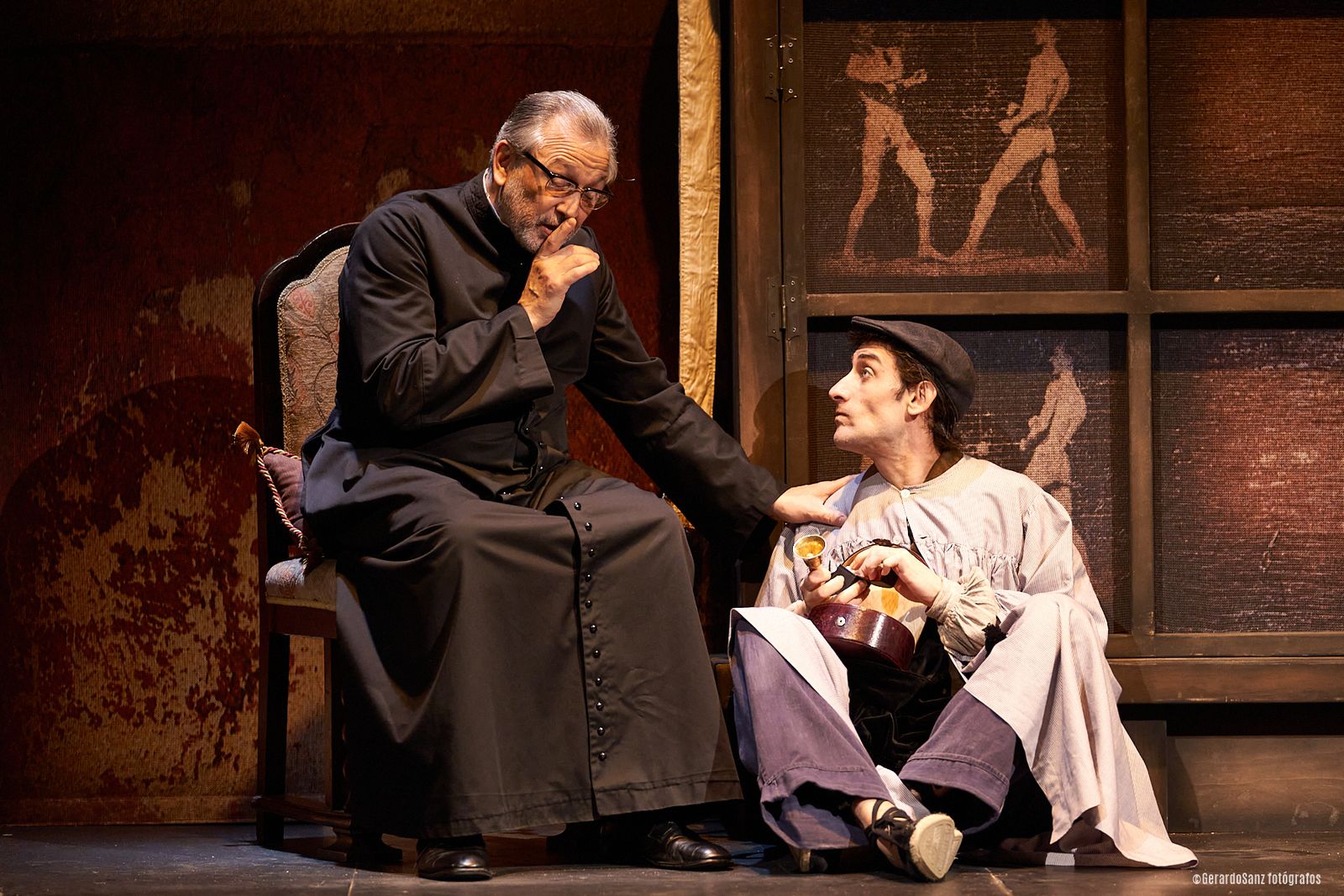 Una escena de la obra 'Réquiem por un campesino español'.