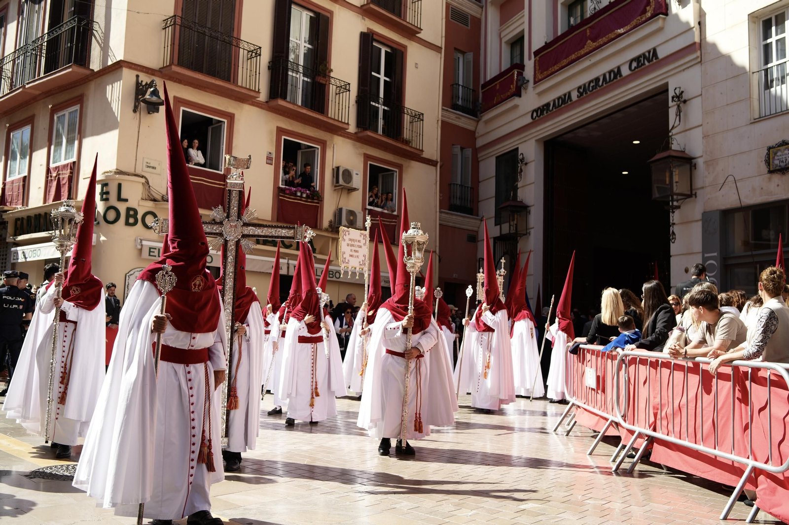 La Sagrada Cena en el Jueves Santo de Málaga, en imágenes
