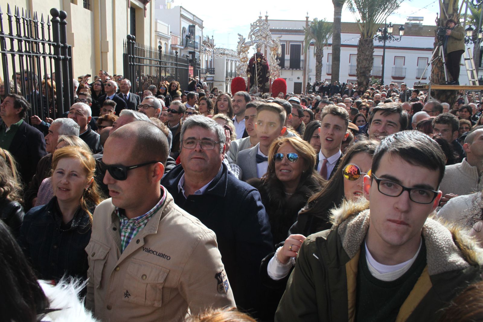 Imágenes de las tiradas en honor a San Antonio Abad en Trigueros