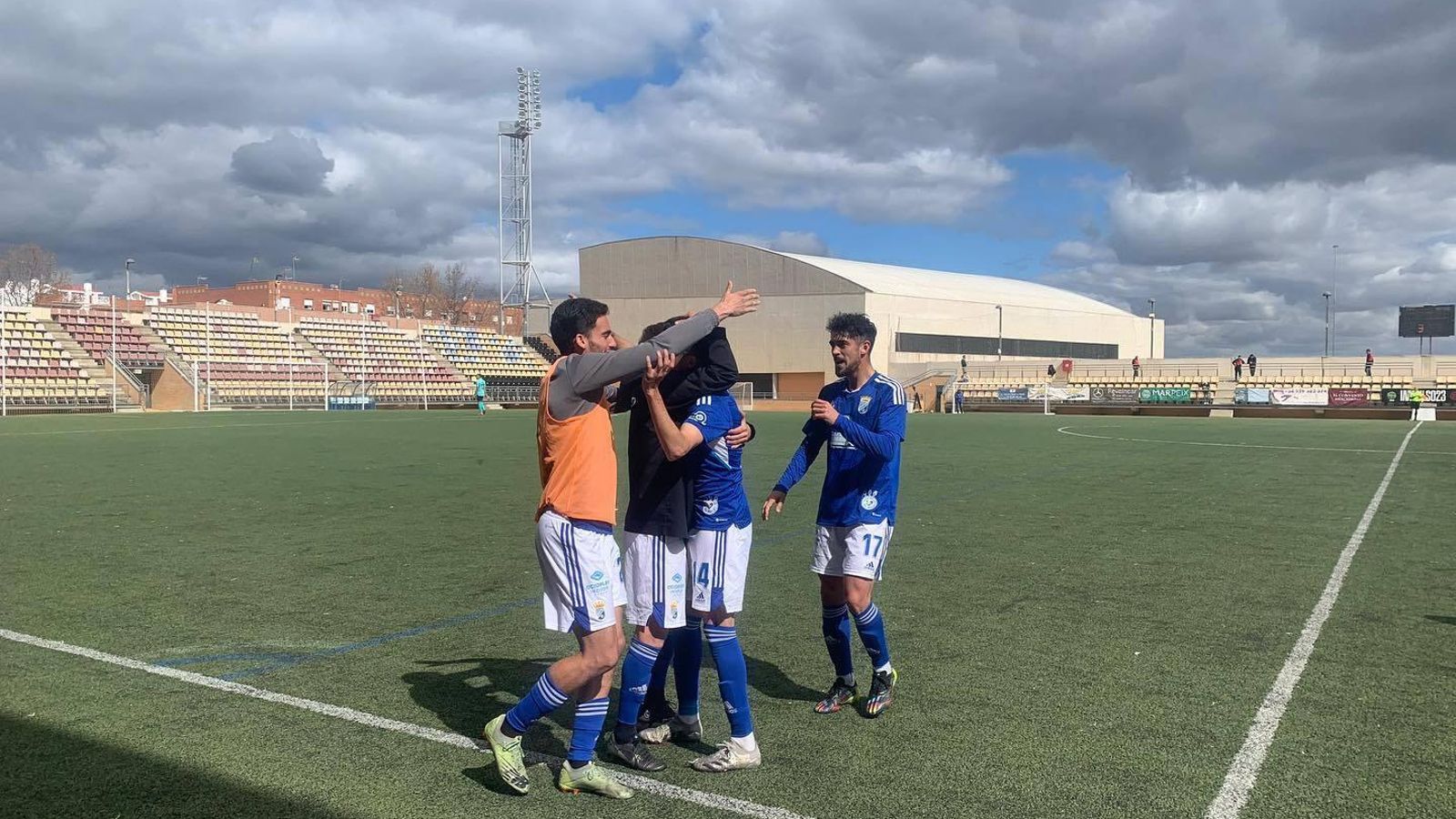 Los xerecistas celebran el 1-2.