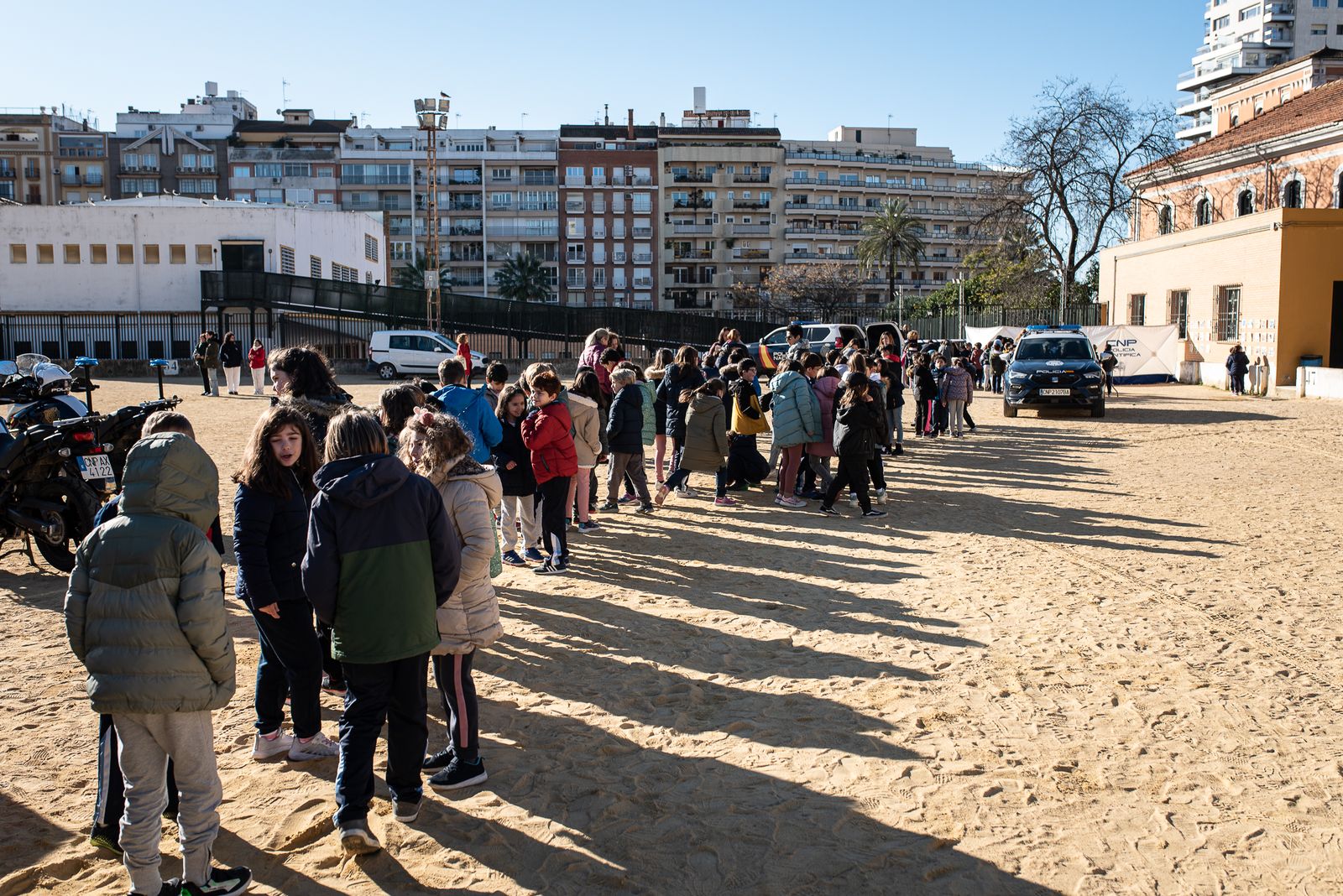 Imágenes de la exhibición de la Policía Nacional en el SAFA Funcadia