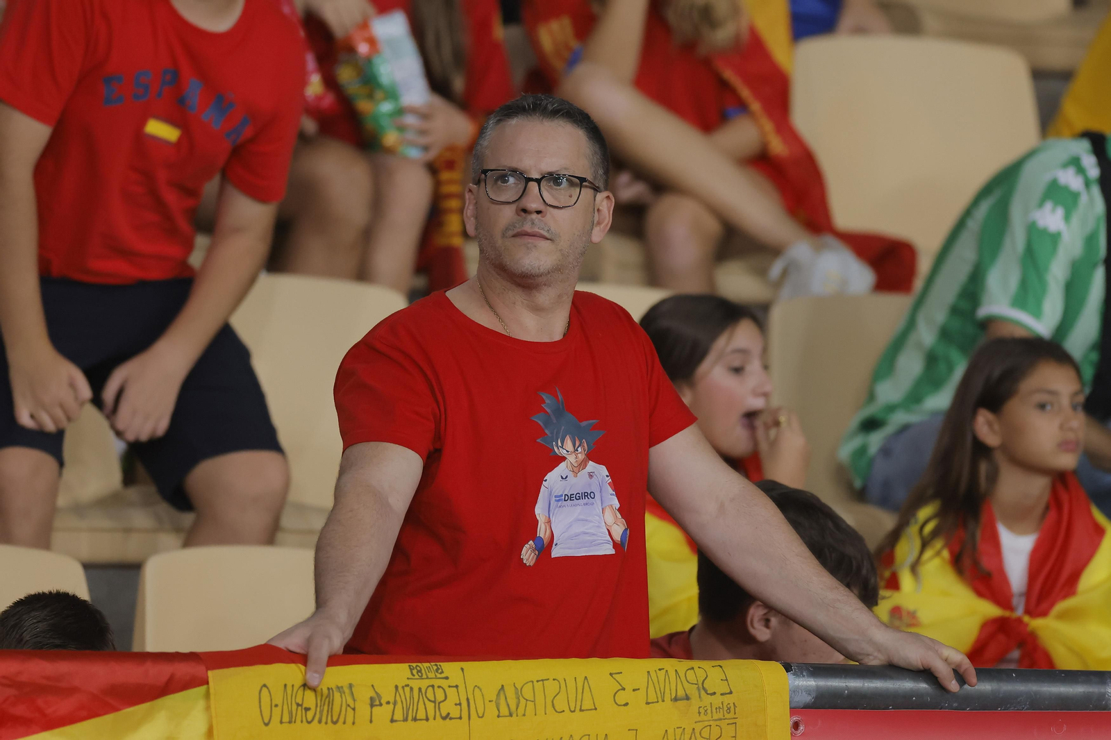 Búscate en las fotos del España-Escocia