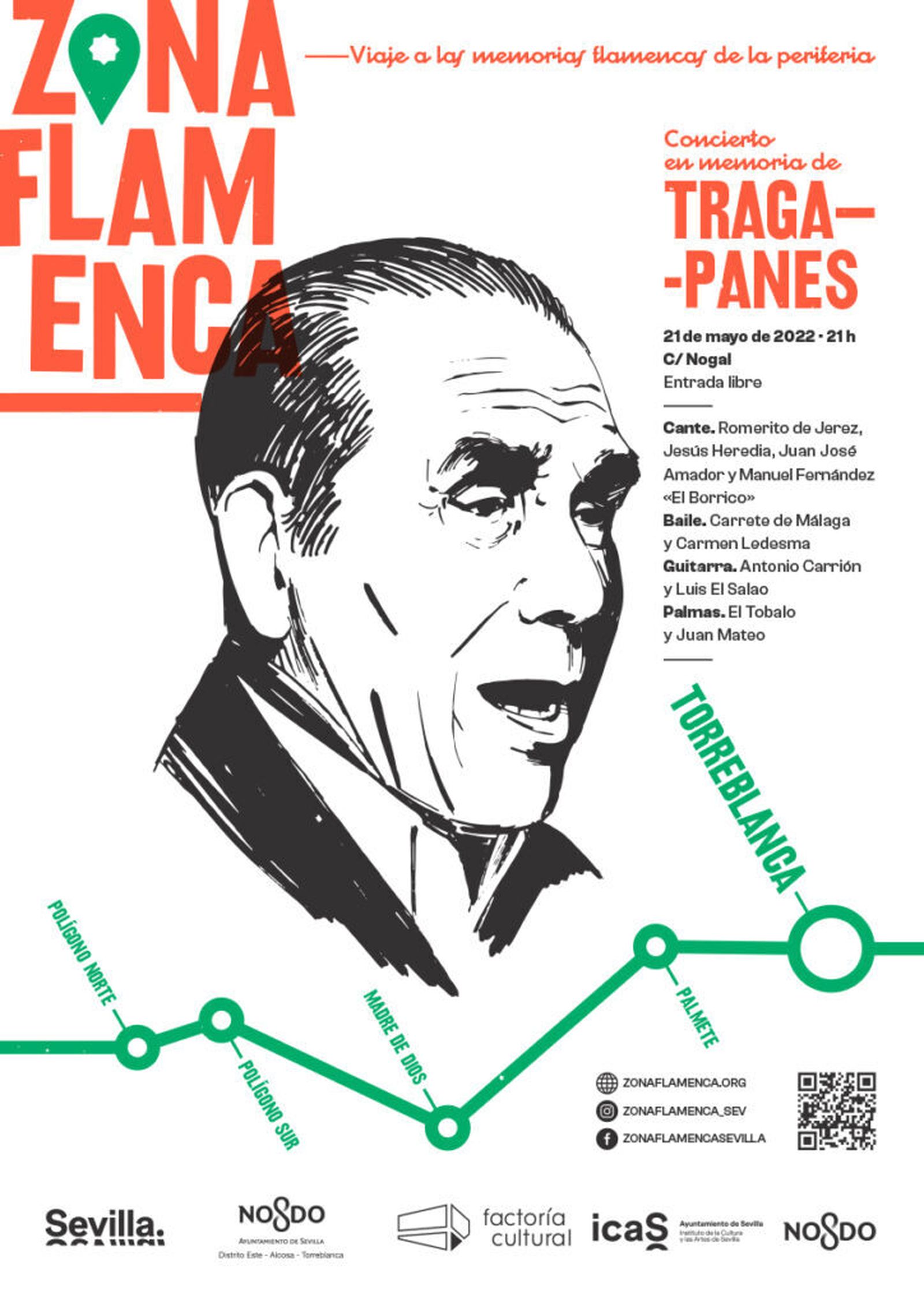 Zona Flamenca homenajea la figura artística de Tragapanes