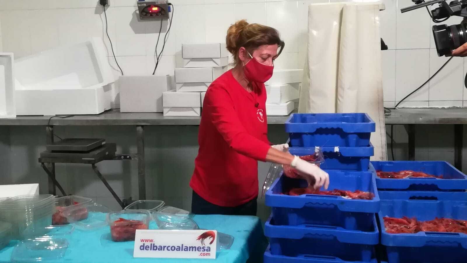 Galatea participa activamente en la tienda Del barco a la mesa