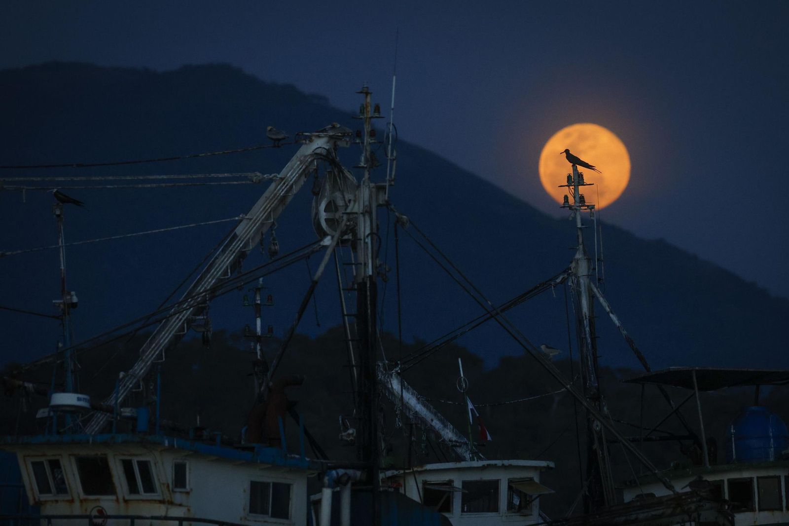 Las imágenes de la primera luna llena de invierno