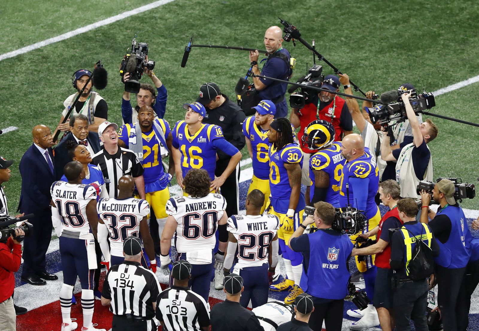 Las imágenes de la final de la Super Bowl