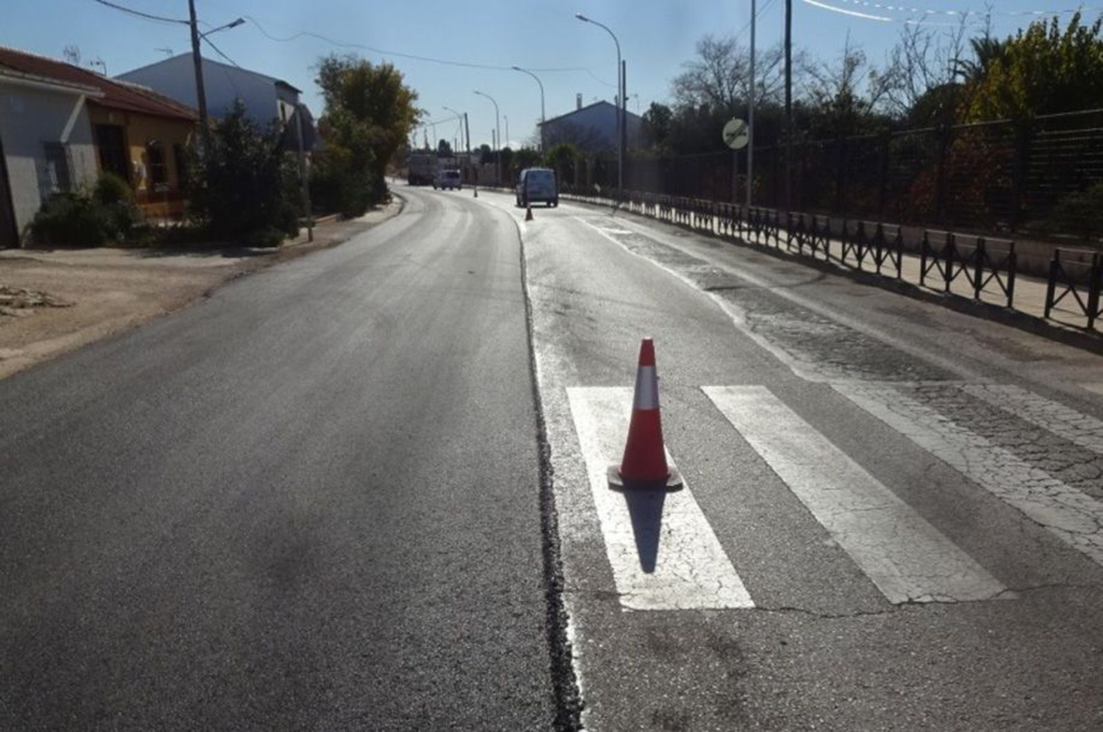 Travesia de la aldea de La Mina en Puente Genil.