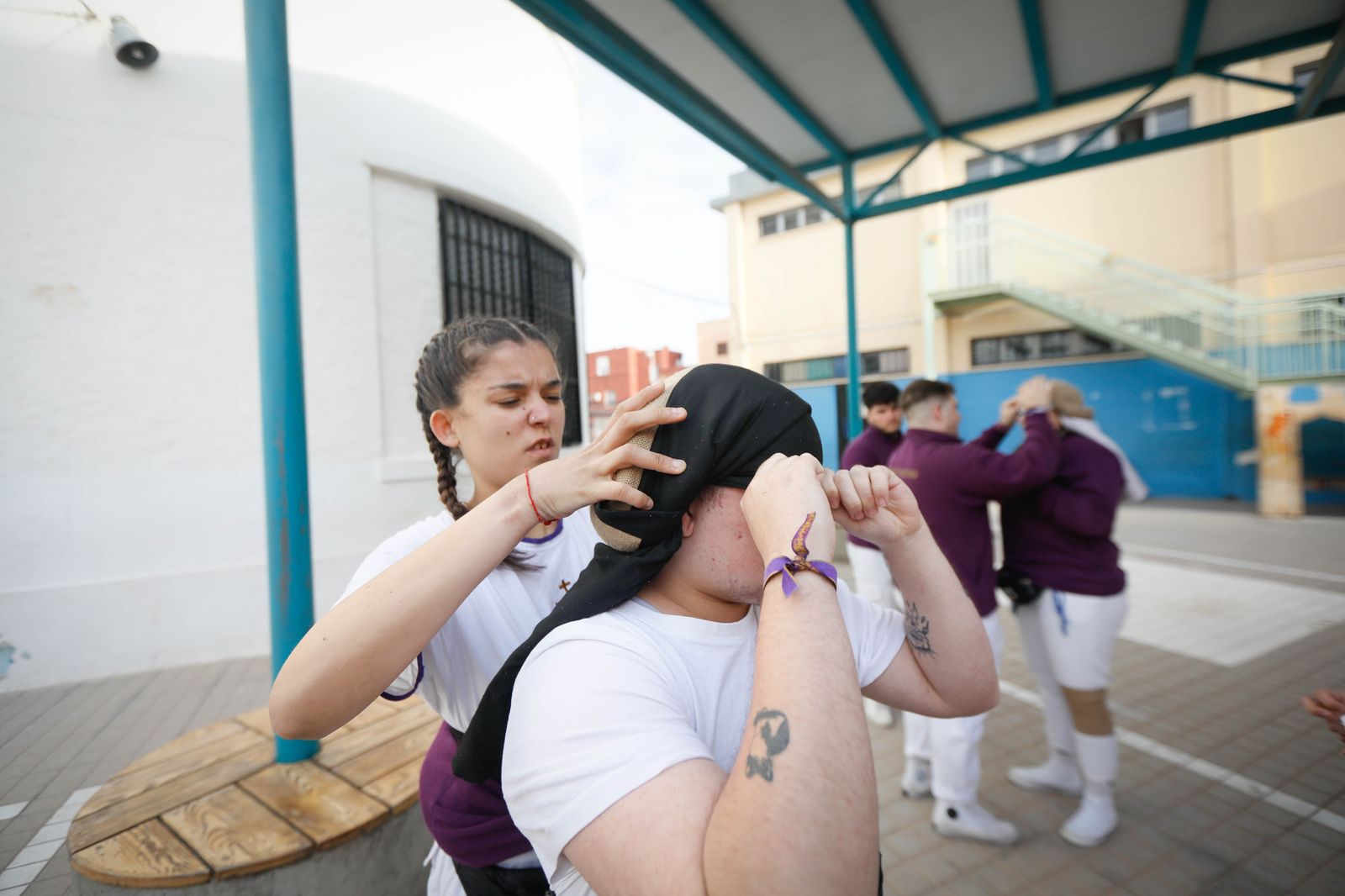 La procesión del Encuentro, en imágenes