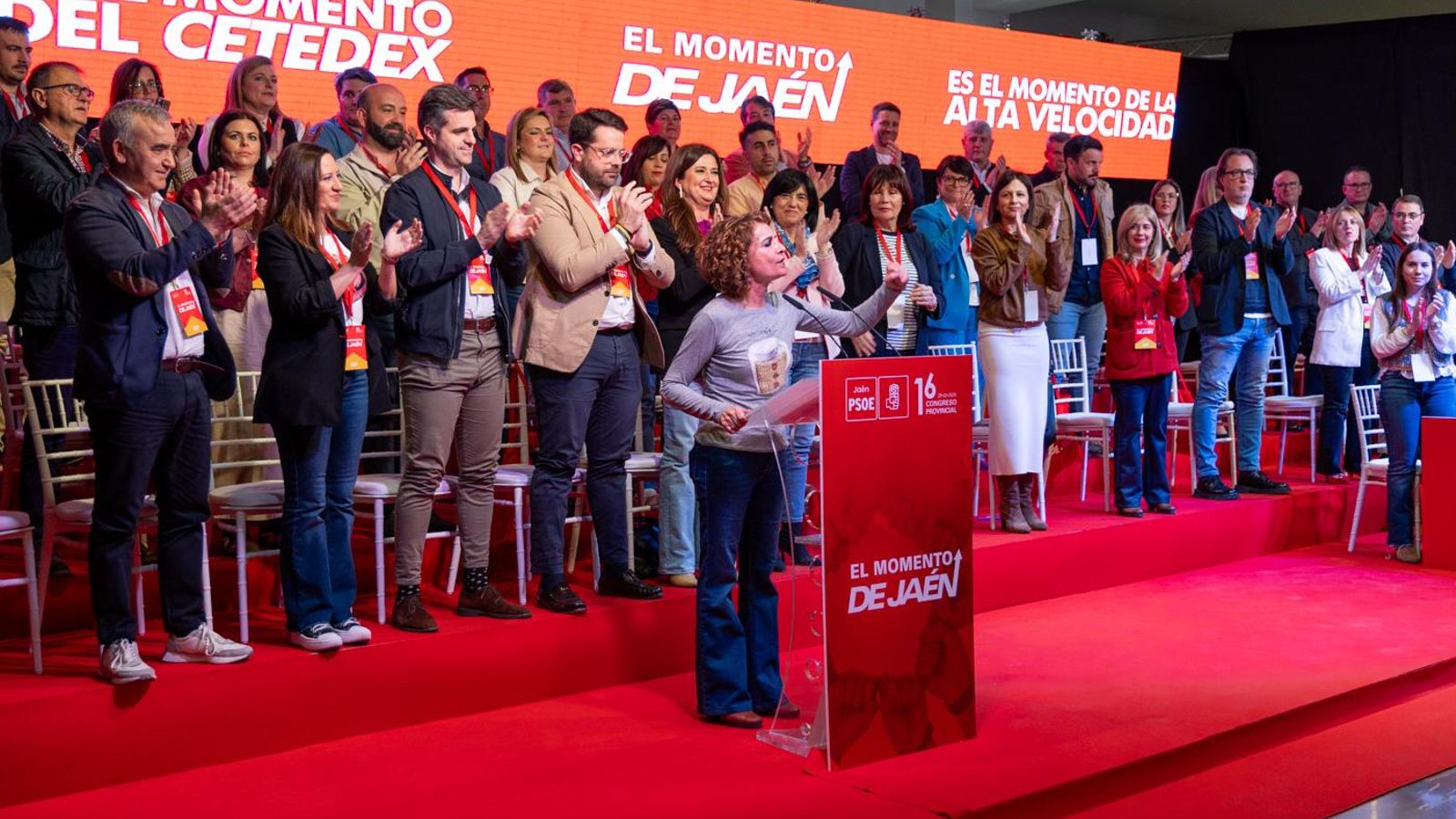 Inauguración del 16º Congreso Provincial del PSOE de Jaén