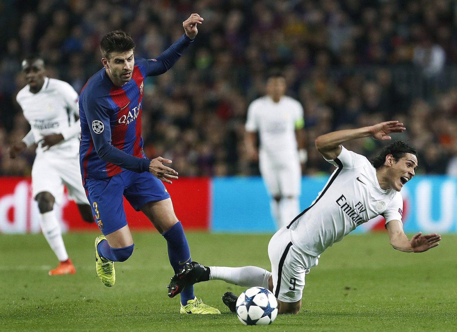 El Barcelona-PSG, en imágenes