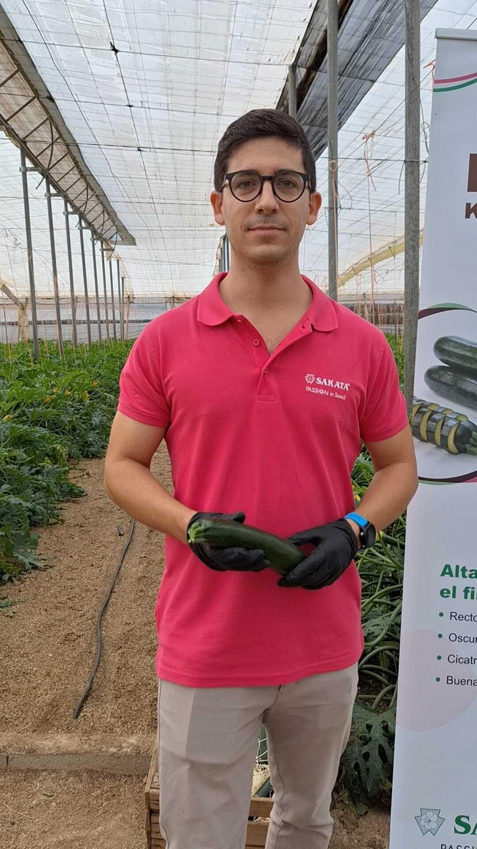 Cecilio Fernández es Product Promoter de calabacín y pepino de Sakata.