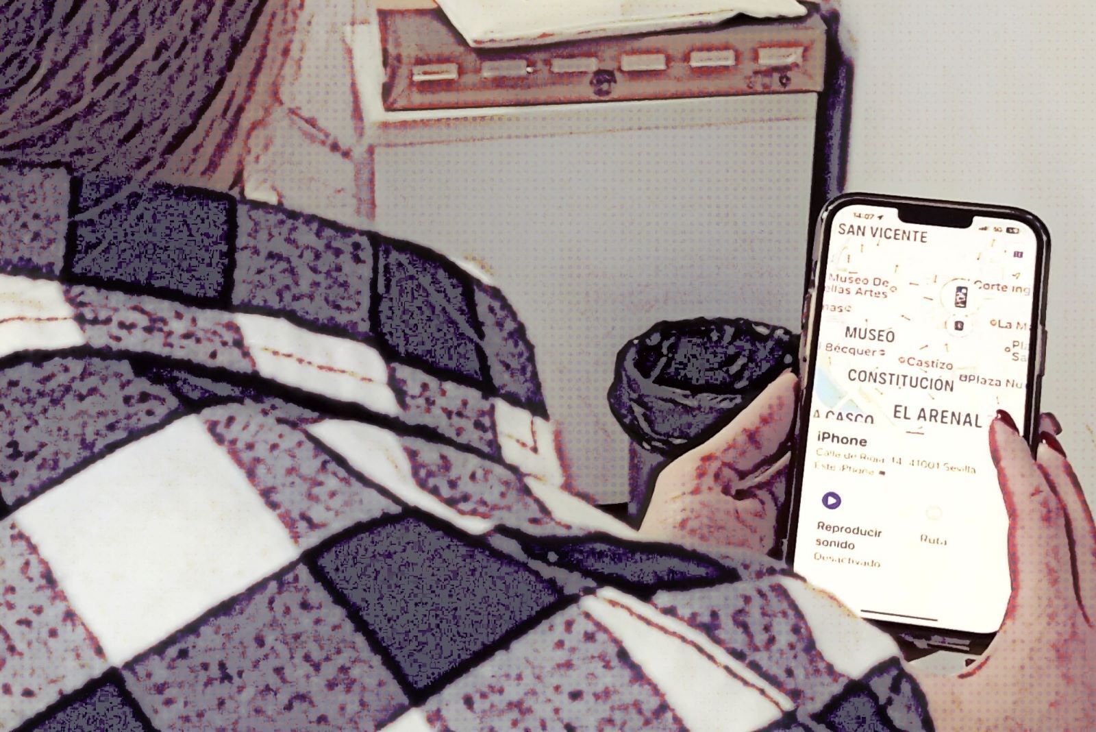 El sistema de localizador integrado por algunos teléfonos móviles.