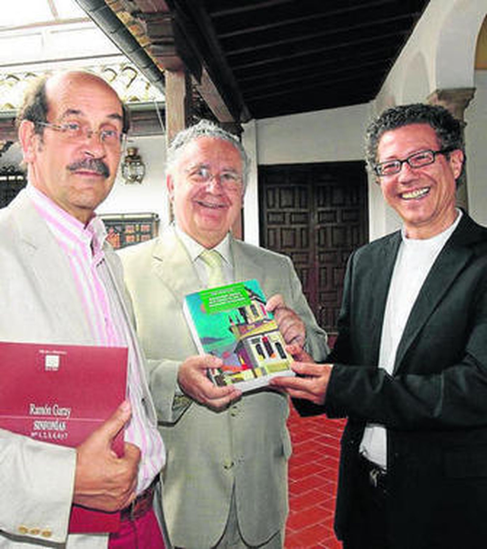 Emilio Casares, Pedro Jiménez y Reynaldo Fernández