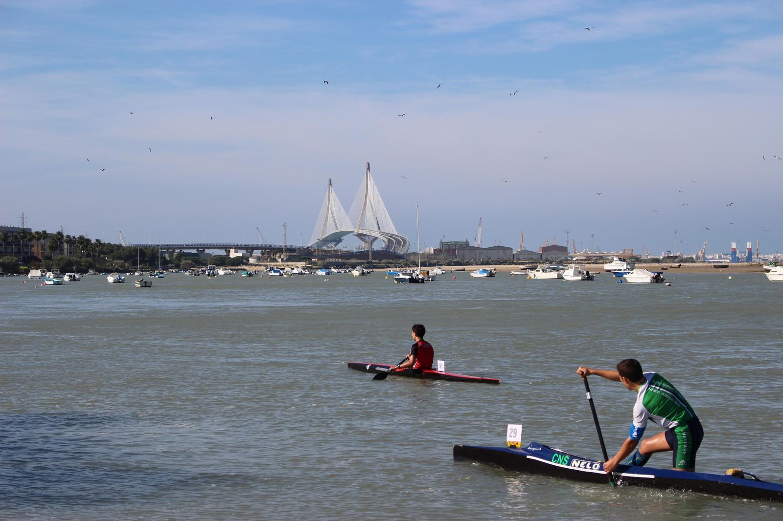 Un campeonato de Andalucía de Piragüa Cross en el Río San Pedro