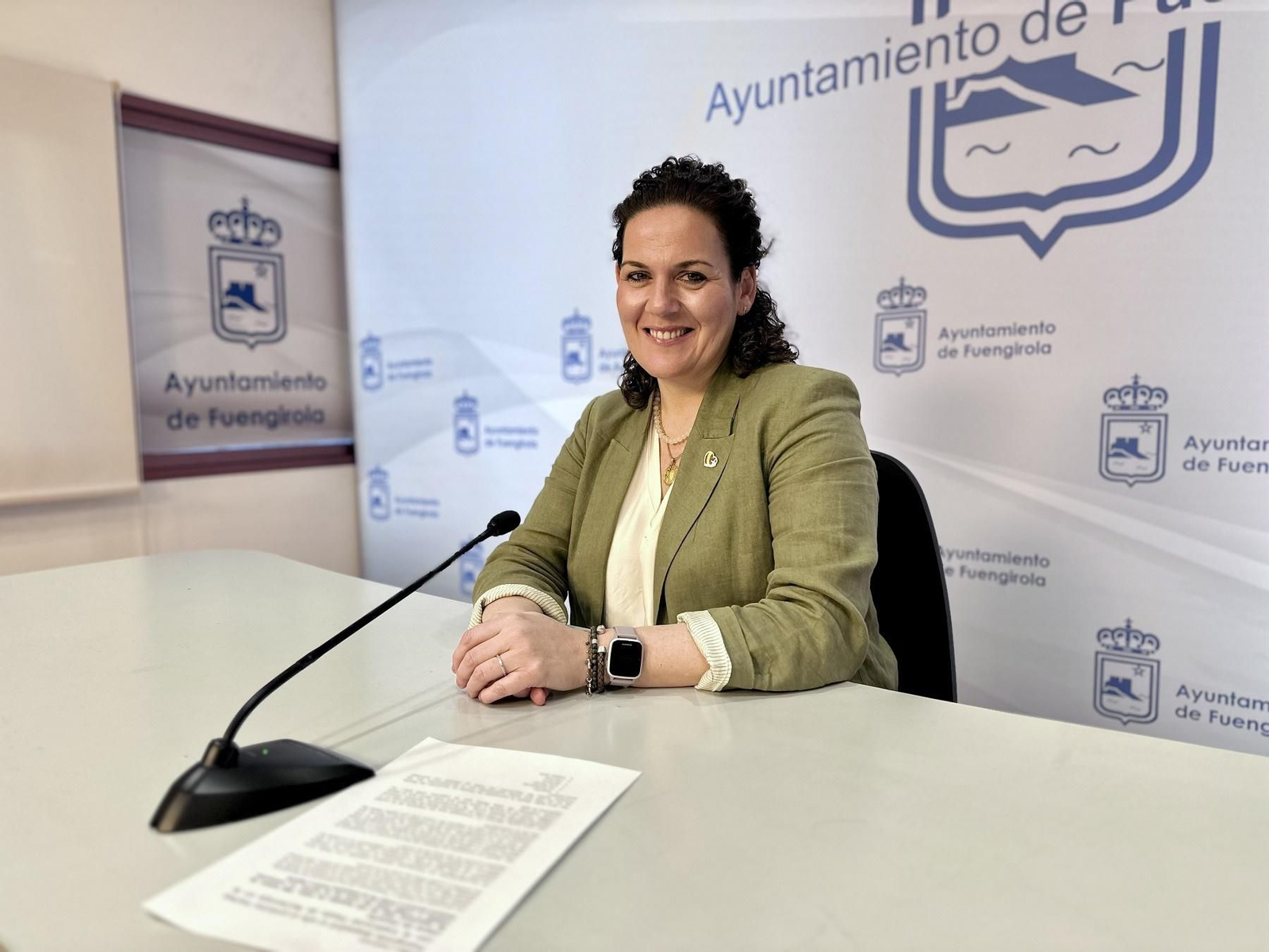 La concejala de Fiestas y Tradiciones, Isabel Moreno.