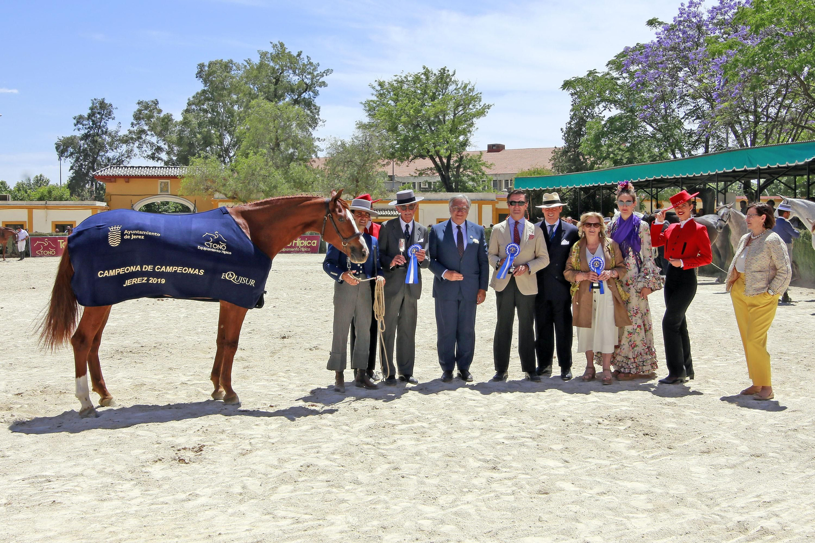Trofeos de los concursos de Enganches y Morfológicos en la Feria de Jerez